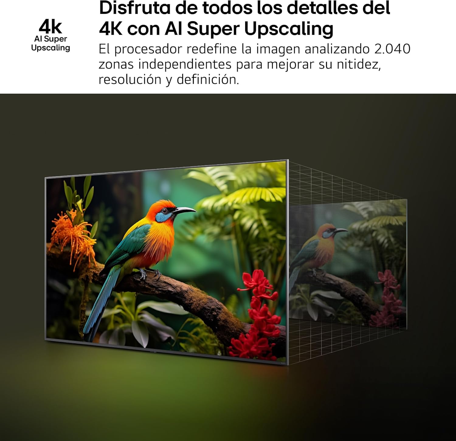 LG 43UA73006LA Televisão 43", UHD 4K, WebOS 25, Ultimate IA, HDR10 Pro, Super Upscaling, Dolby Digital Plus, Google Assistant, preto