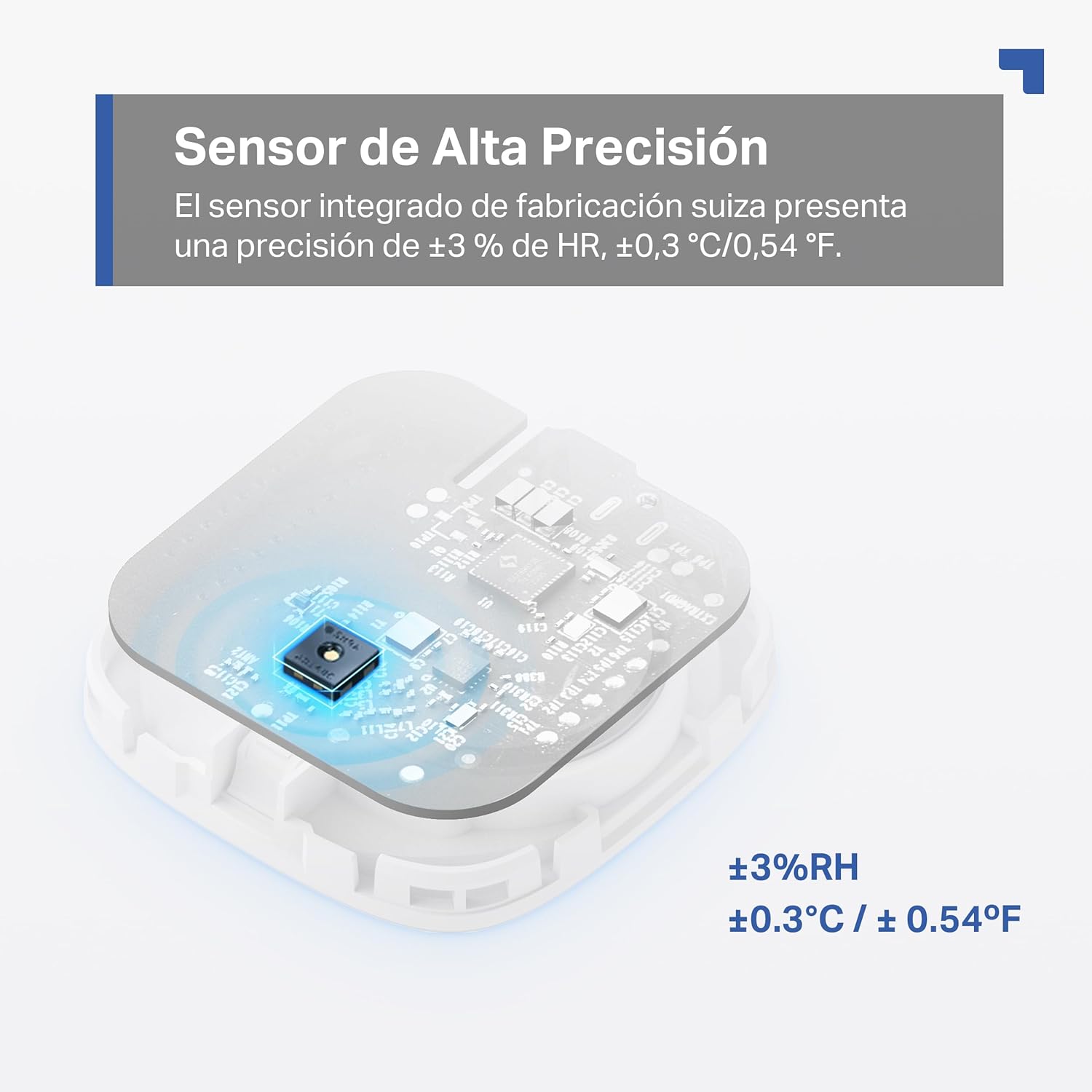 Tapo TP-Link T310 Sensor de temperatura e humidade Wi-Fi inteligente, alta precisão, controlo à distância, bateria longa duração (requer hub)