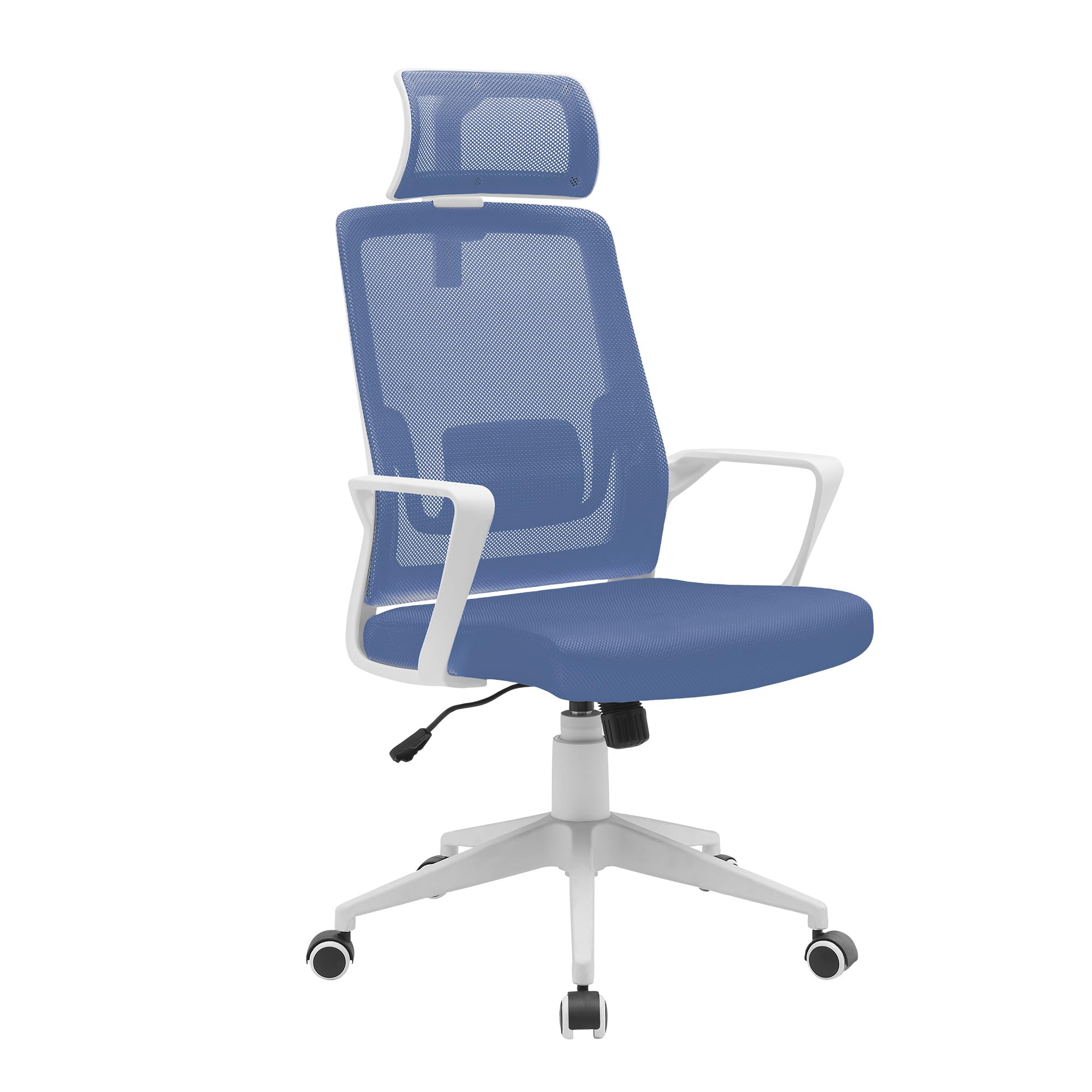 Mars Gaming MGC-ERGOB, cadeira de jogos ergonómica, assento e encosto de malha respirável, encosto de cabeça regulável, altura ajustável entre 110,5 e 120,5 cm, sistema de equilíbrio de 3° a 18°