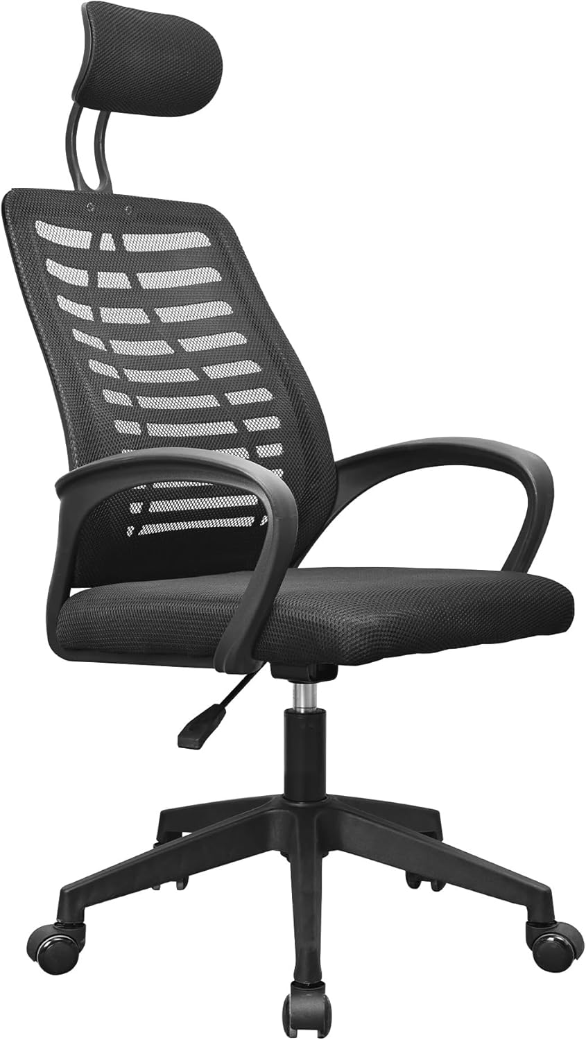 Mars Gaming MGC-ERGOB, cadeira de jogos ergonómica, assento e encosto de malha respirável, encosto de cabeça regulável, altura ajustável entre 110,5 e 120,5 cm, sistema de equilíbrio de 3° a 18°