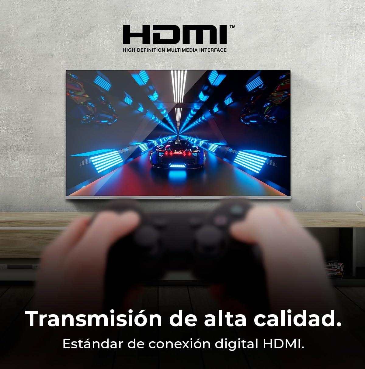 Cecotec TV, televisão LED de 32" 0 séries 032S. Ecrã de 32 polegadas, HD, resolução ideal de imagens e vídeos, sistema Dolby, memória flash, conectividade HDMI/USB, controlo remoto