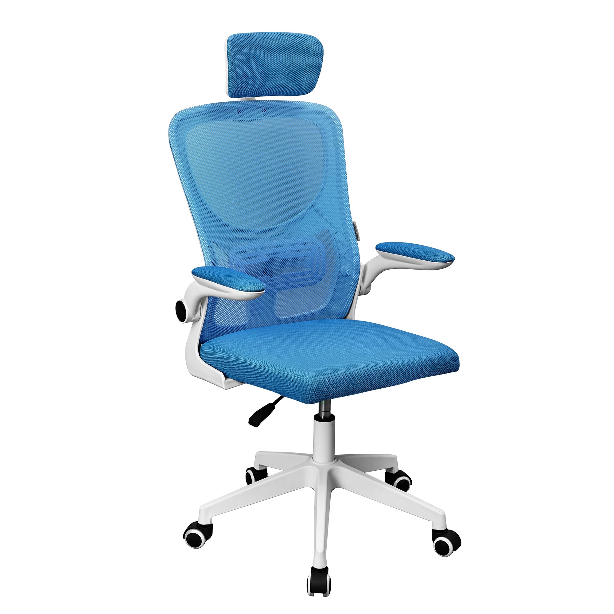 Mars Gaming MGC-ERGOB, cadeira de jogos ergonómica, assento e encosto de malha respirável, encosto de cabeça regulável, altura ajustável entre 110,5 e 120,5 cm, sistema de equilíbrio de 3° a 18°