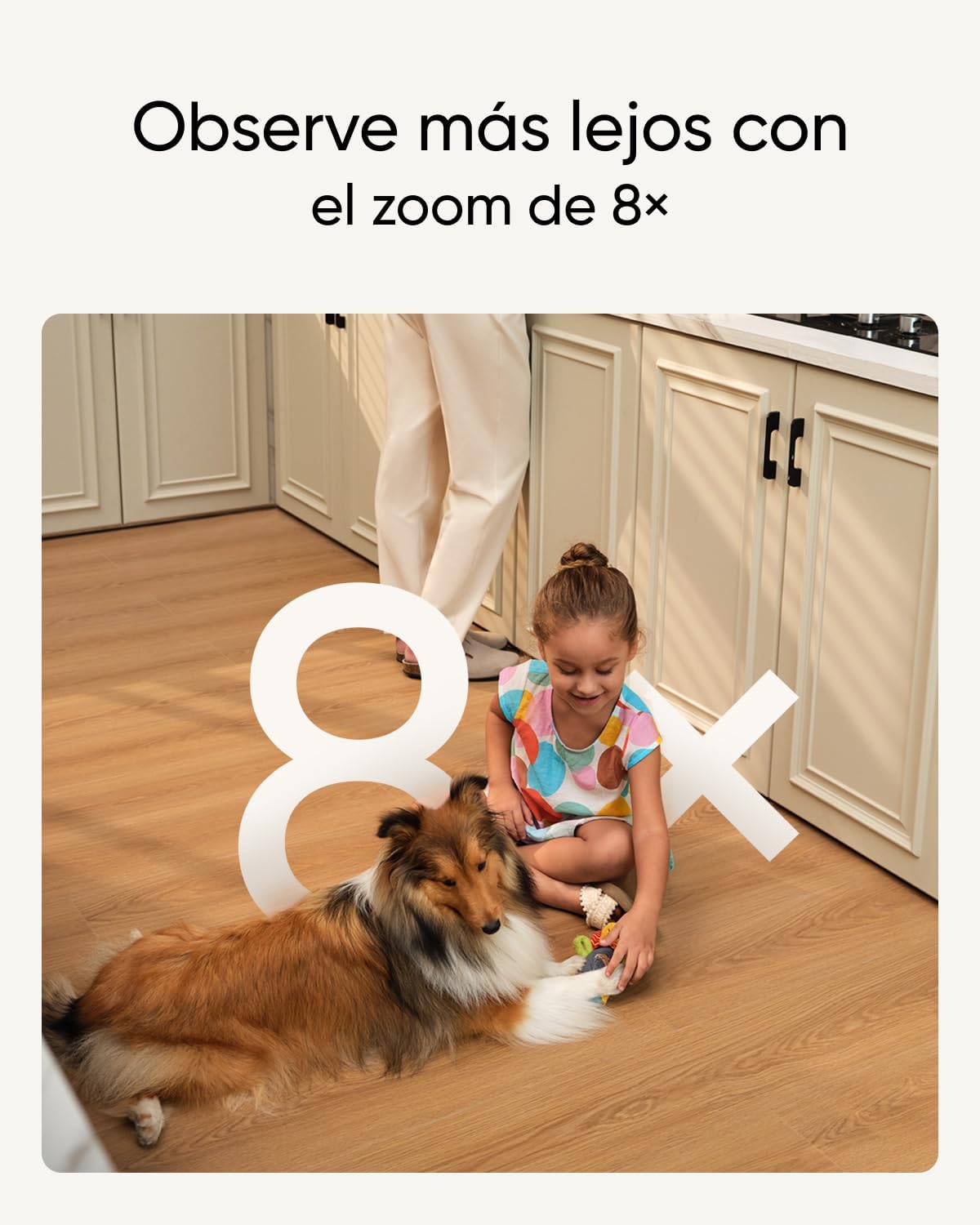 eufy Security Indoor CAM S350, cámara Doble, cámara de Seguridad con resolución 4K UHD, Zoom de 8× y PTZ de 360°, Ideal para Monitor de bebé/cámara para Mascotas/Seguridad del hogar