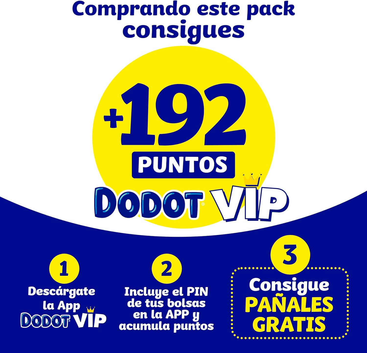 Dodot Pañales Bebé Sensitive, Talla 4 (9-14 kg), 192 Pañales + 4 Pants de Regalo, Hasta 12 h De Protección Antifugas y Cuidado de la Piel, Pack Mensual
