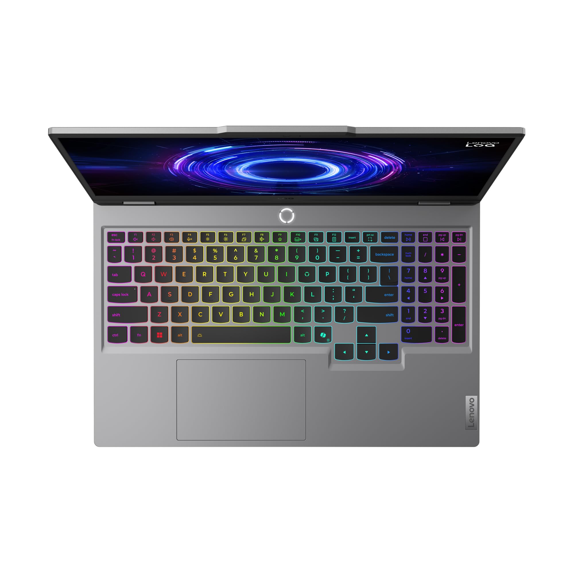 Portátil de gaming Lenovo LOQ Gen 9 15,6" FHD, 144 Hz (AMD Ryzen 7 7435HS, 24 GB de RAM, SSD de 1 TB, NVIDIA GeForce RTX 4060 8 GB, Wi-Fi 6, sem sistema operativo) – Teclado QWERTY espanhol, cinzento lua