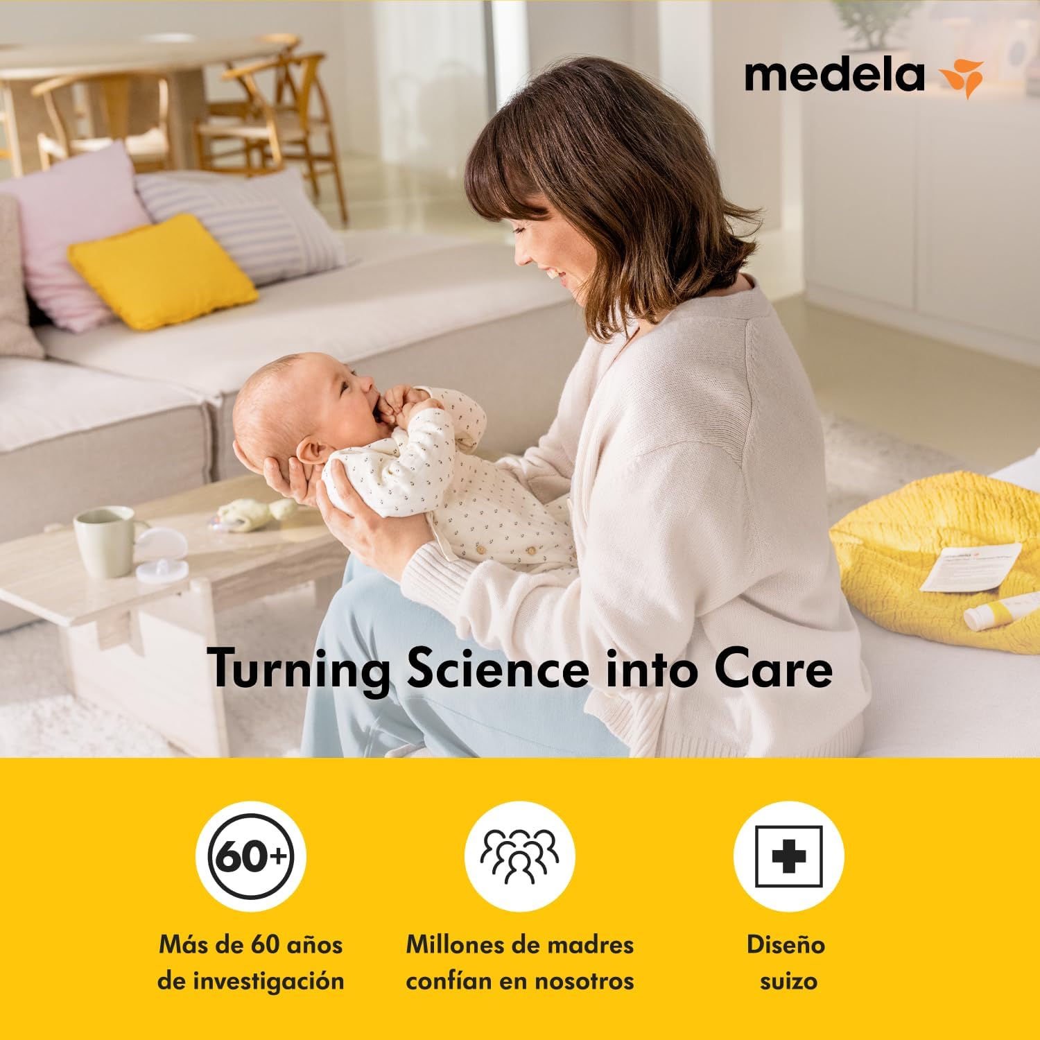 Medela discos absorventes respiráveis para amamentação, design discreto para uso confortável, embalagem de 120, exclusivo na Amazon