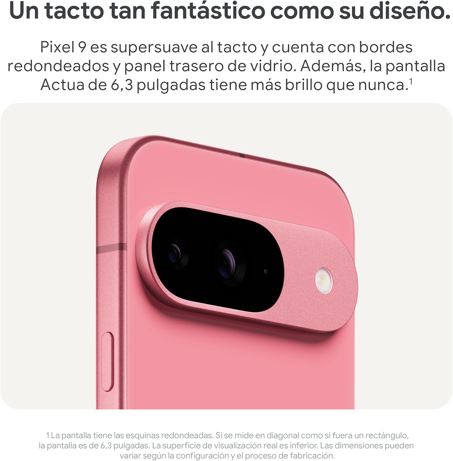 Google Pixel 9 con Cargador USB-C de 45 W - Smartphone Android Desbloqueado con Gemini, cámara Avanzada, batería con una autonomía de 24 Horas y Pantalla Actua de 6,3" - Obsidiana, 128GB