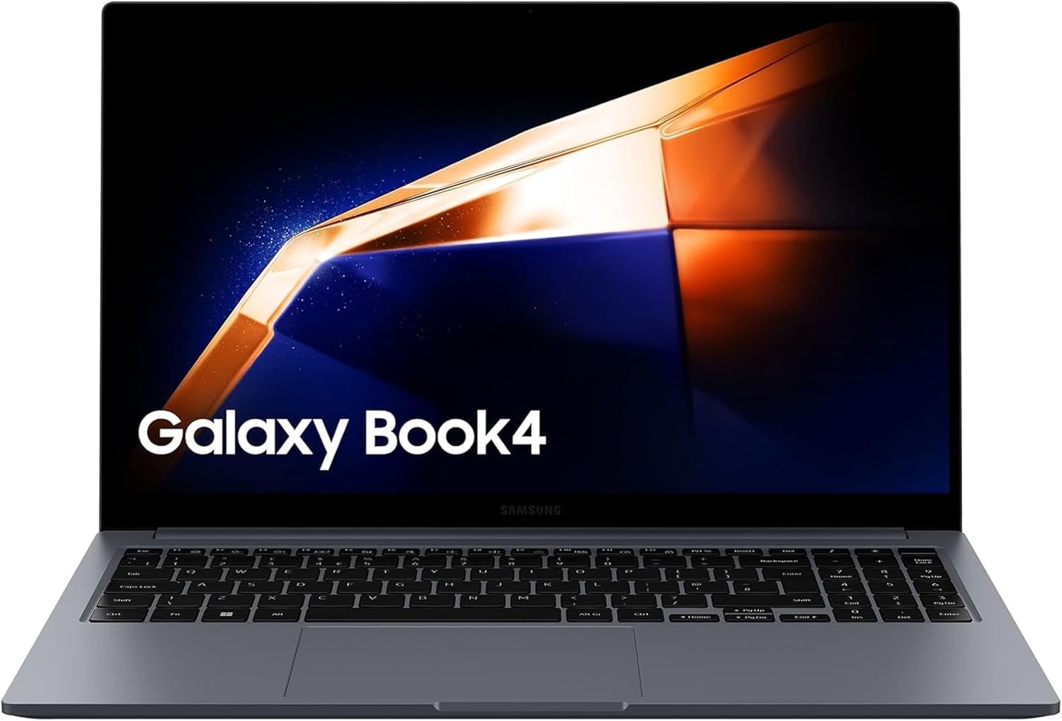 Samsung Galaxy Book4, Computador portátil ultrafino de 15,6", Full HD LED, Intel Core i5-1335U, 16 GB RAM, 512 GB SSD, Intel Iris Xe Graphics, Windows 11 Home, cinzento, teclado QWERTY espanhol