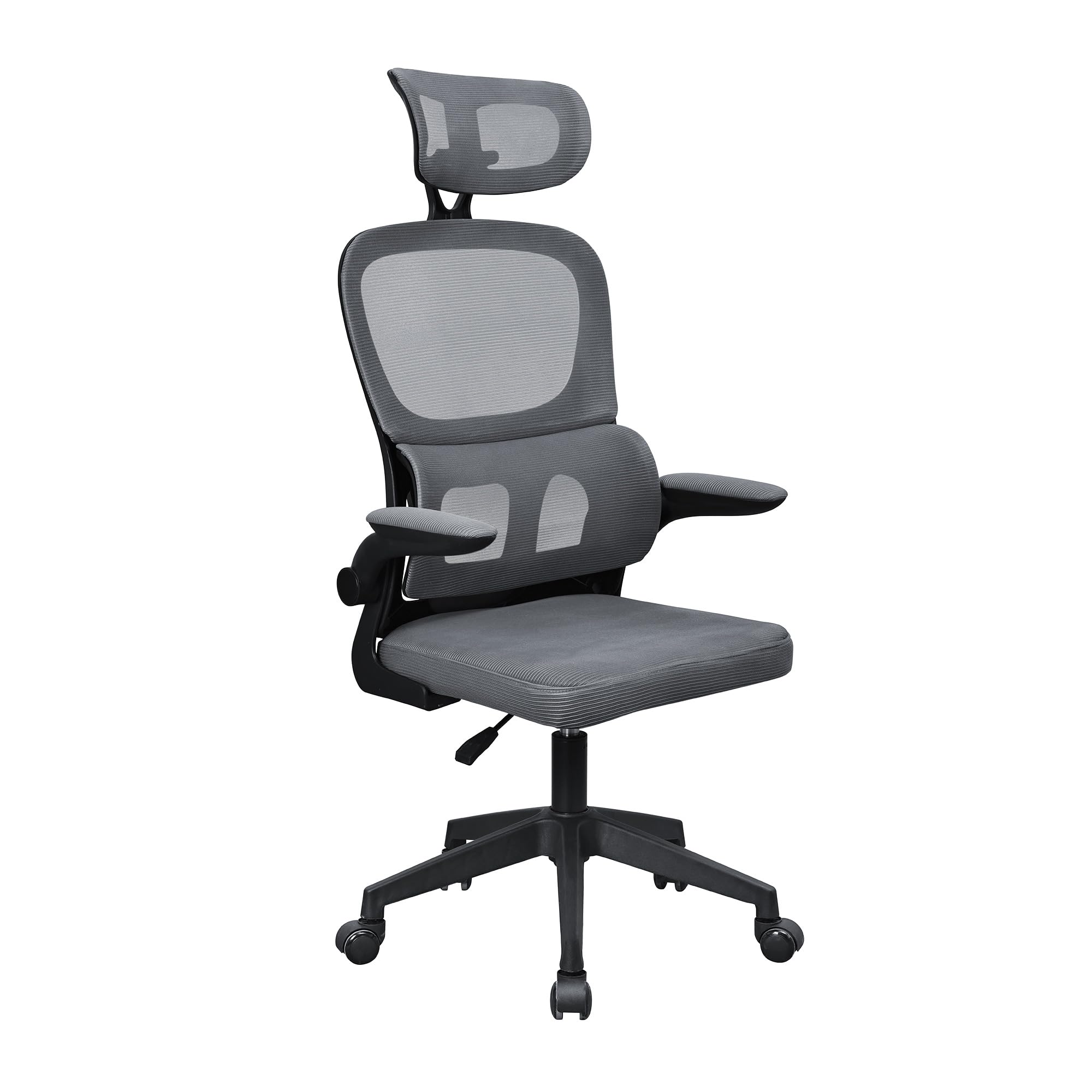 Mars Gaming MGC-ERGOB, cadeira de jogos ergonómica, assento e encosto de malha respirável, encosto de cabeça regulável, altura ajustável entre 110,5 e 120,5 cm, sistema de equilíbrio de 3° a 18°