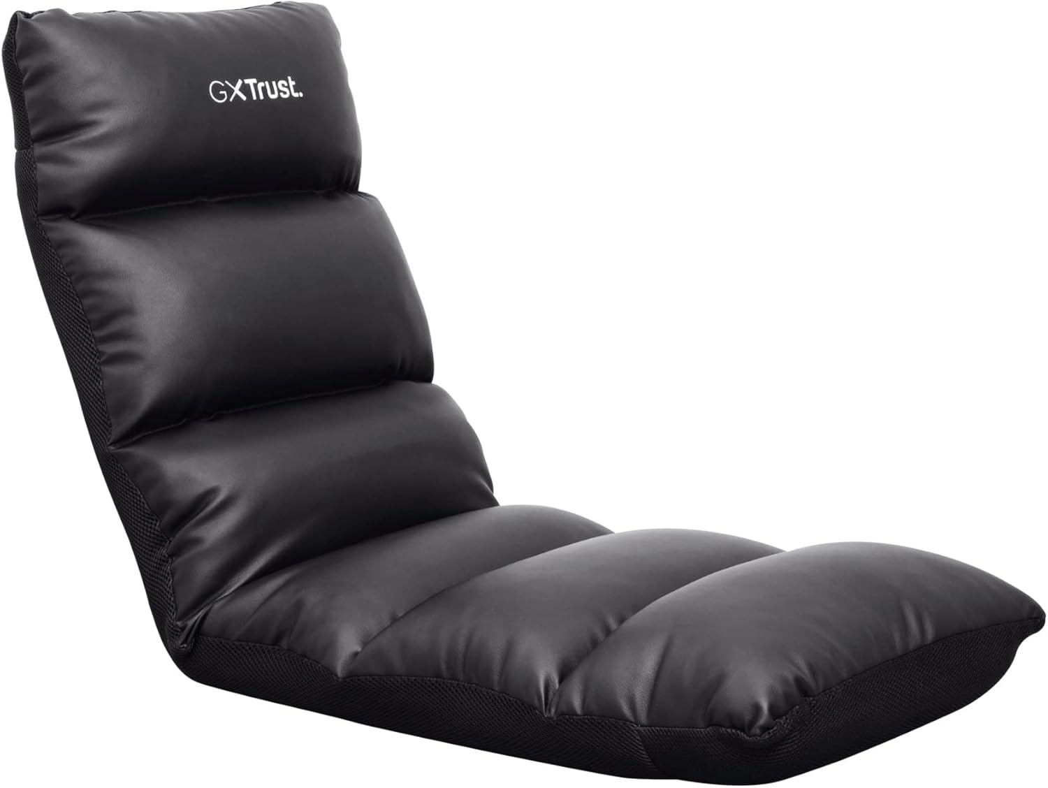 Trust Gaming GXT 718 Rayzee Silla Gaming Plegable, Cojin de Suelo Para Consolas, Respaldo Ajustable, Peso de Hasta 125 kg, Silla Gamer para Niño, Juegos, Lectura, Relax, TV - Negro