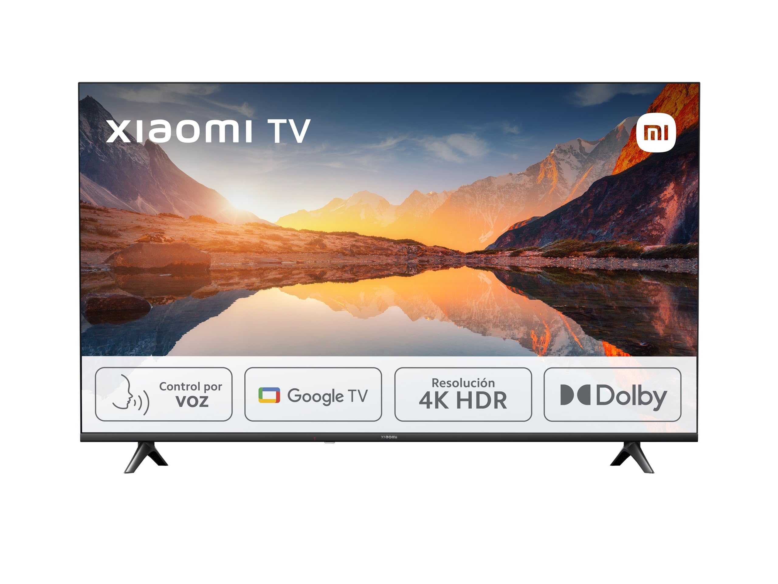 Xiaomi TV A 2025 32" Smart TV HD HDR, Google TV, controlo de voz, Dolby, preto