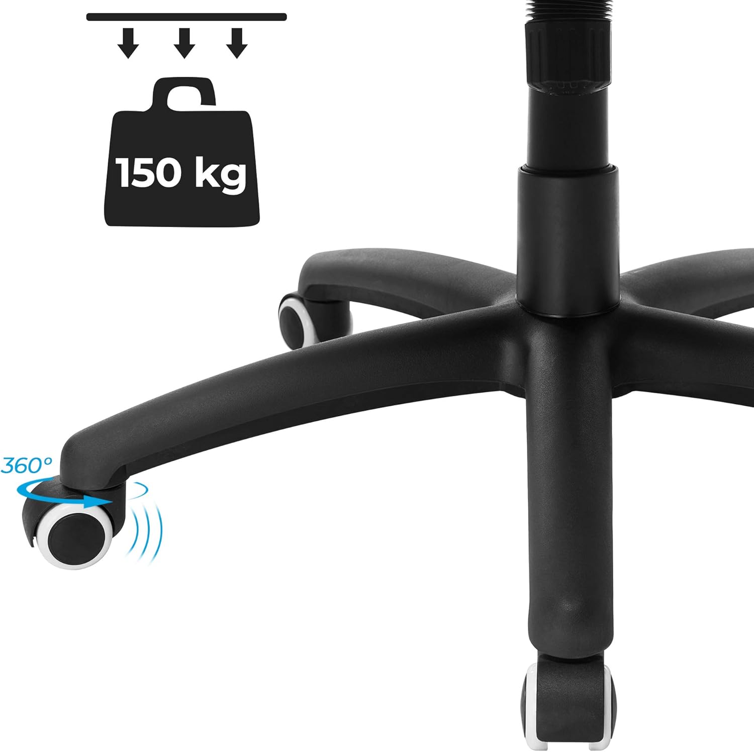 SONGMICS Racing, Cadeira de escritório com rodas, ergonómica, regulável