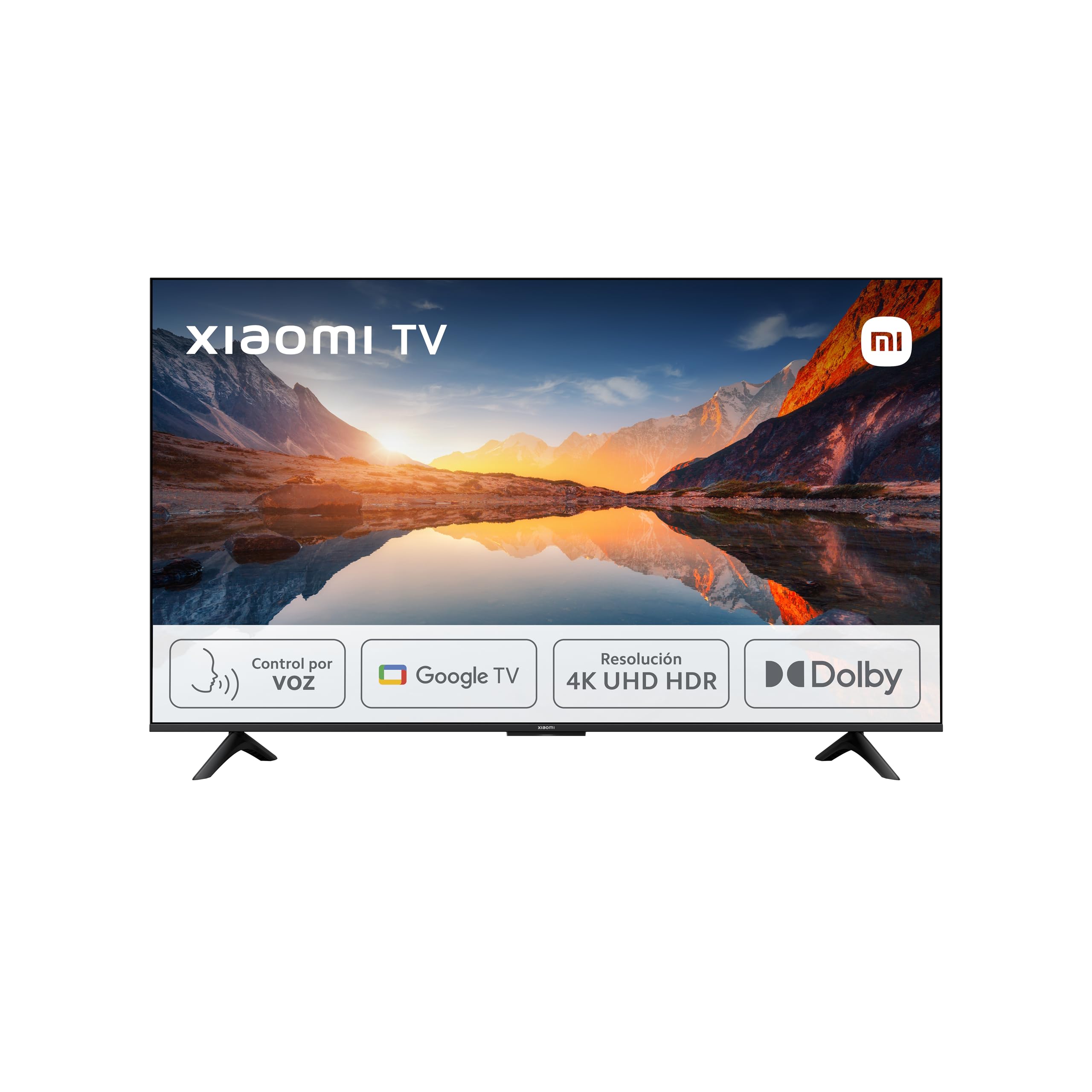 Xiaomi TV A 2025 32" Smart TV HD HDR, Google TV, controlo de voz, Dolby, preto