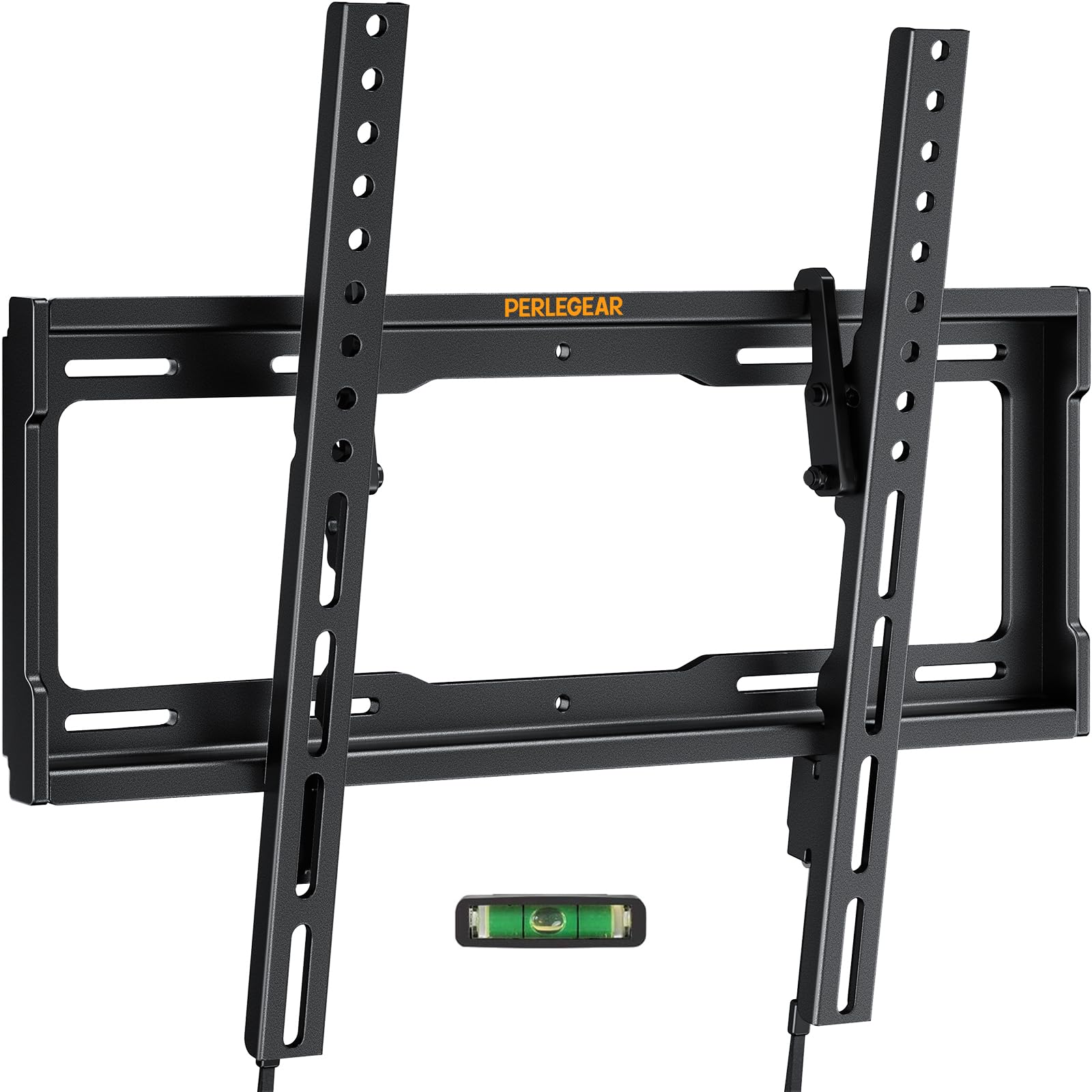 Perlegear Suporte de parede para TV de 26 a 65 polegadas - Suporte de TV de parede inclinável com carga de 45 kg, VESA máx. 400x400 mm