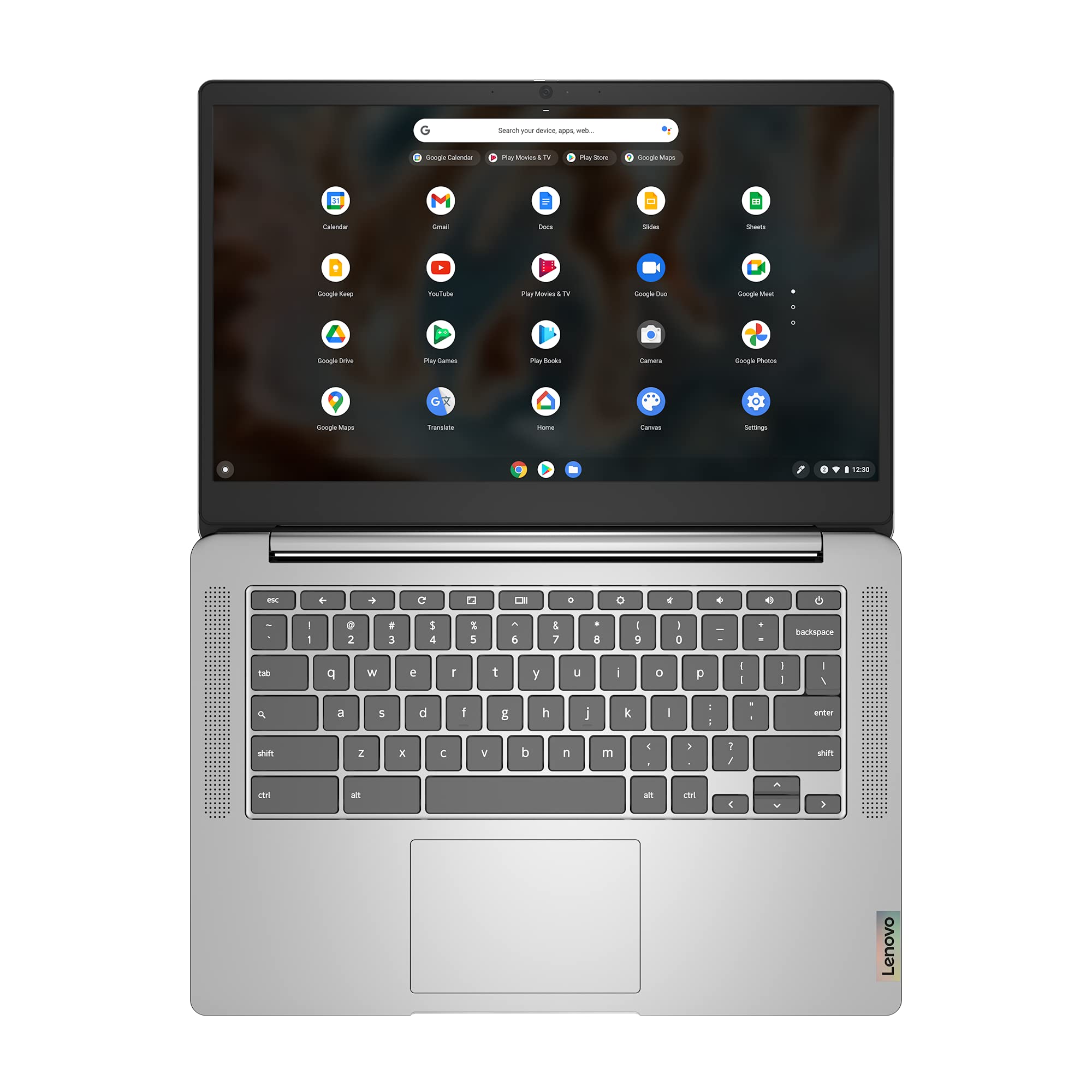 Lenovo IdeaPad Slim 3 Chromebook Gen 8 – Portátil 14" FHD (MediaTek Kompanio 520, 4 GB de RAM, 64 GB eMMC, GPU Arm Mali-G52 2EE MC2, ChromeOS) BLU – Teclado QWERTY espanhol