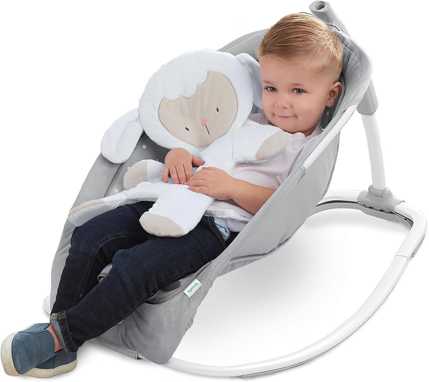 Ingenuity Cuddle Lamb Cadeira de balanço