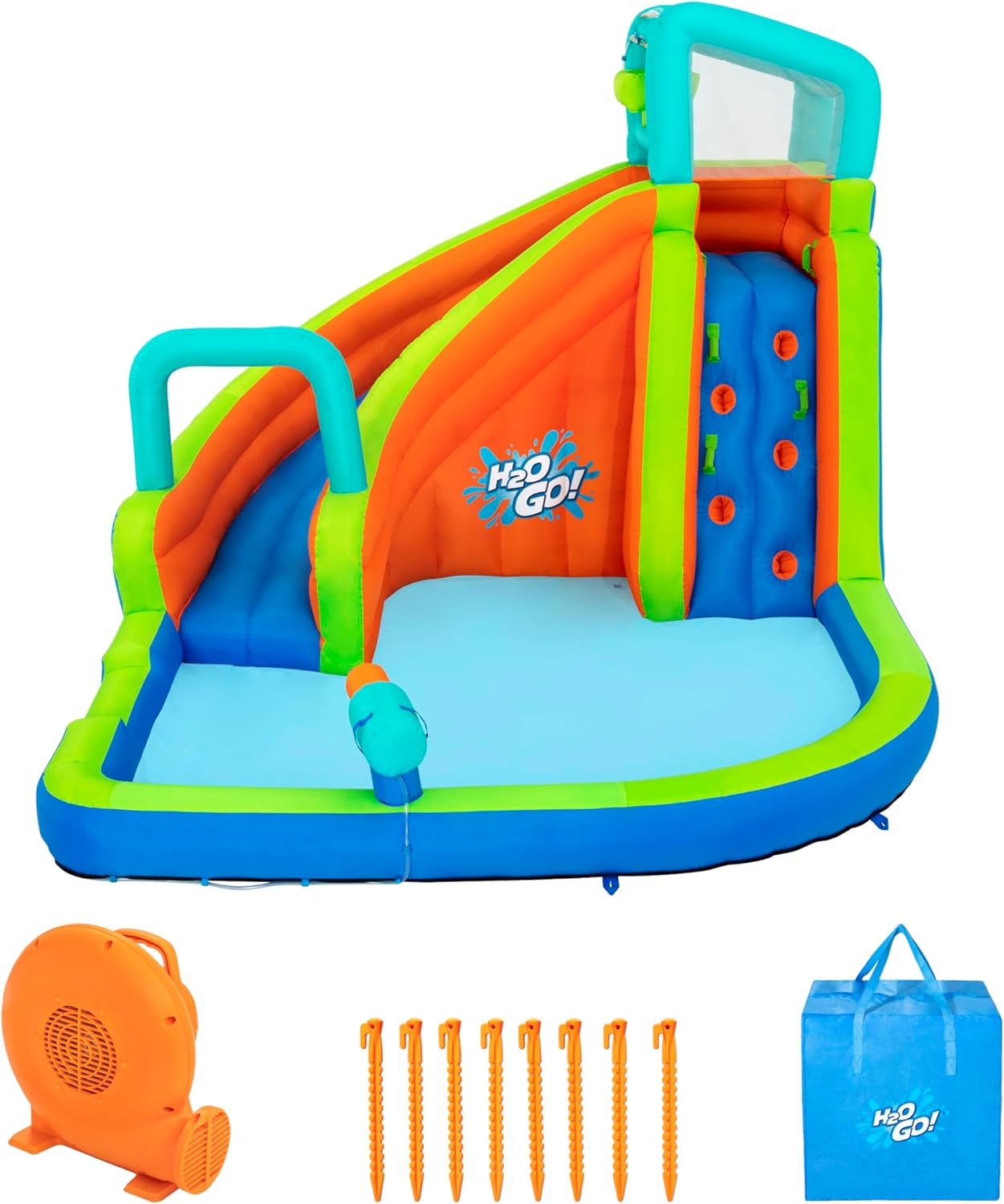 Bestway 12" x 10'6" x 8'10"/3,65 m x 3,20 m x 2,70 m, Turbo Splash mega parque aquático