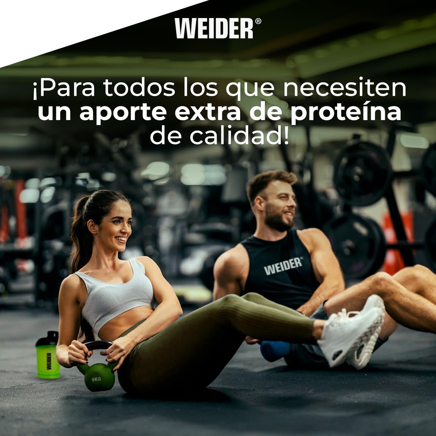 Weider Vegan Protein (750g) Sabor Vainilla. Proteína Vegana 23g/dosis Aislada Guisante (Pisane) y Arroz. Con Vitamina B12 y Stevia. Sin Gluten, Sin Azúcar. Bote 50% Reciclado, 100% Reciclable