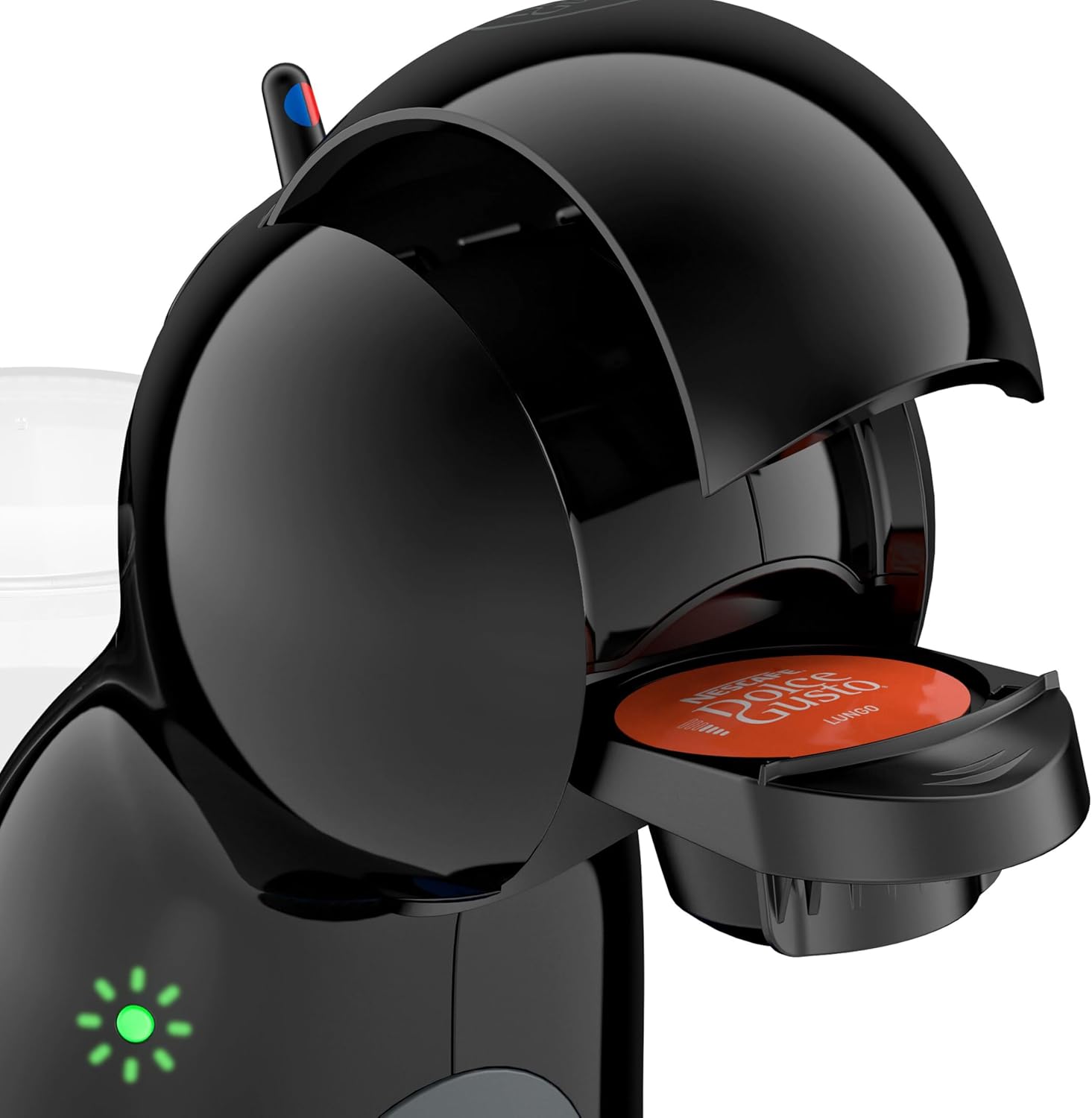 Krups Nescafé Dolce Gusto Piccolo XS KP1A3BCAS - Cafetera de cápsulas de 15 bares,0.8L capacidad, caliente en 40 s, modo eco, color negro