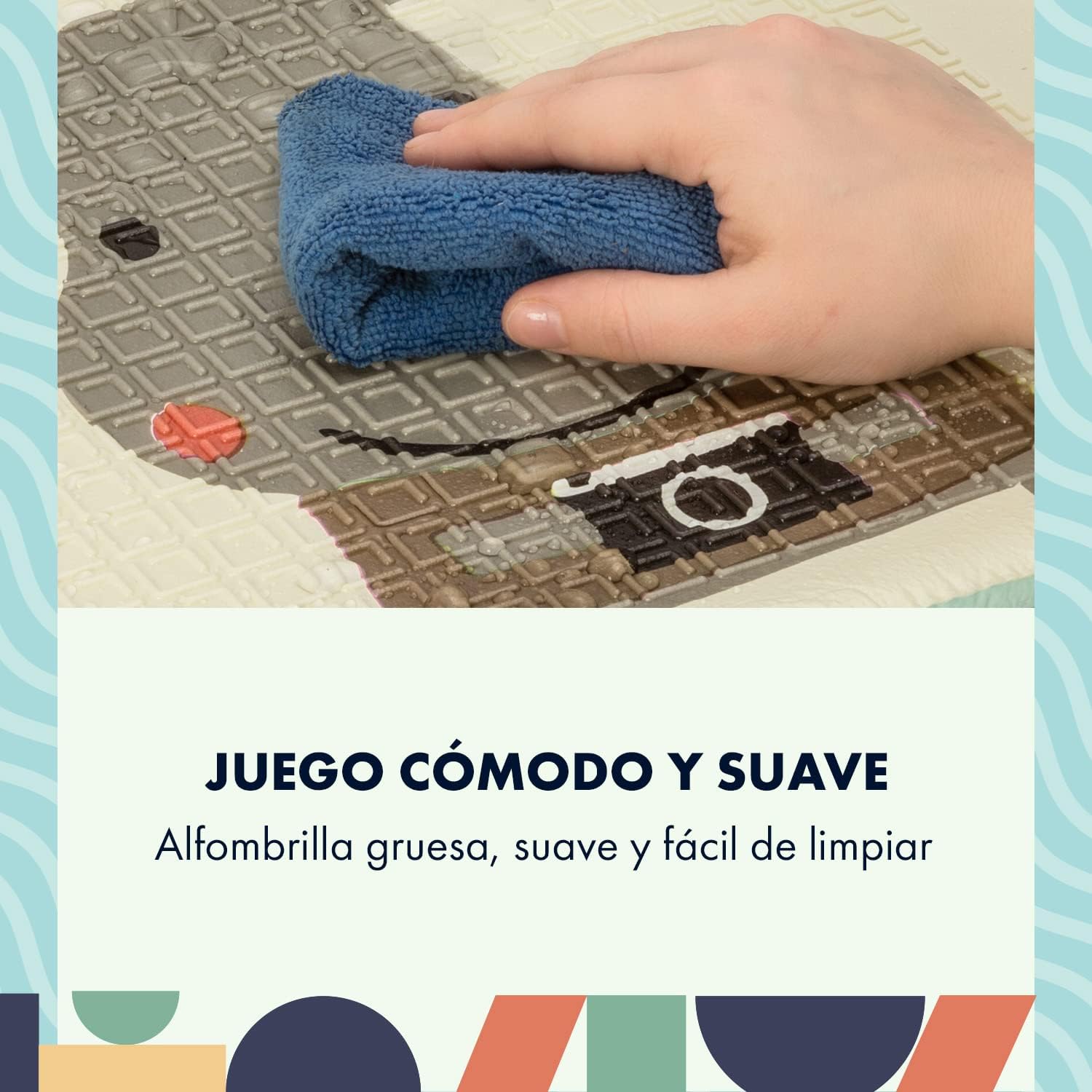 Babify Tapete de espuma XPE para jogos, para bebés