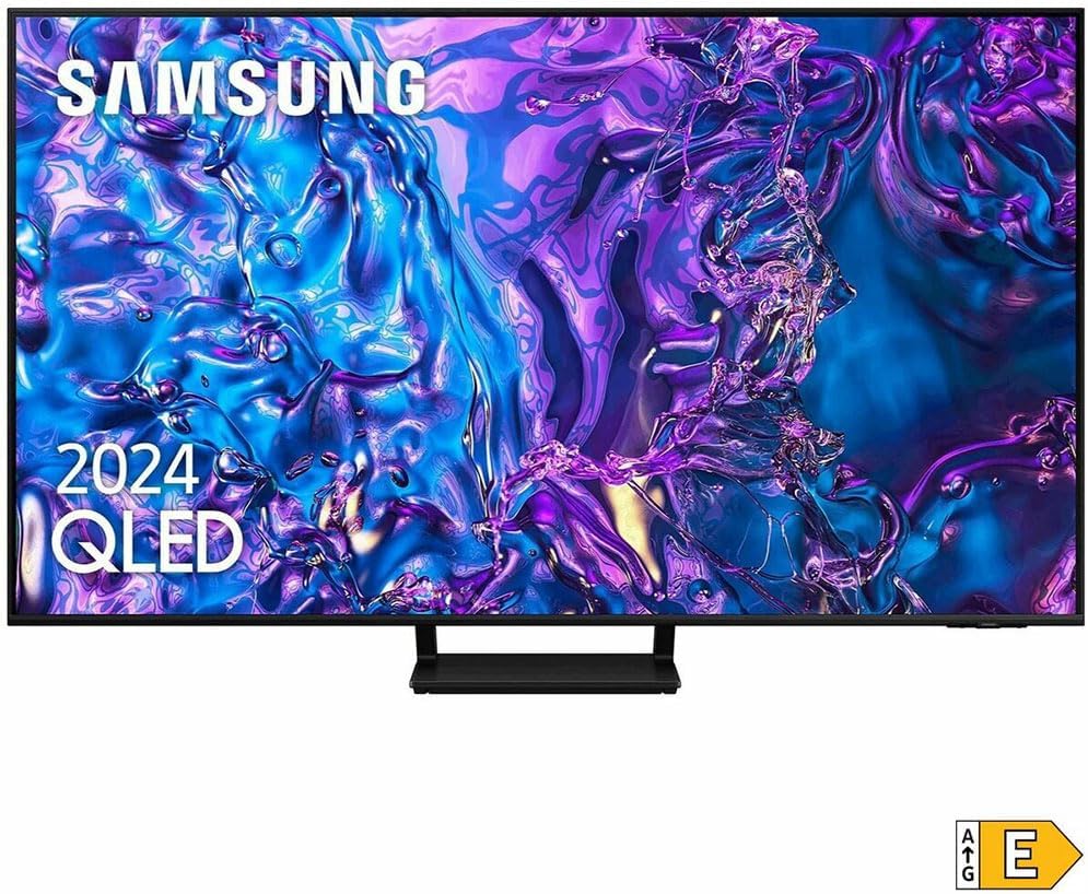 Samsung TV QLED 4K 2024 55Q70D Smart TV de 55" con más de 1.000 Millones de Colores, el Mejor Smart TV, GANA Las partidas a 120Hz y Escucha Todos los Altavoces con Q-Symphony