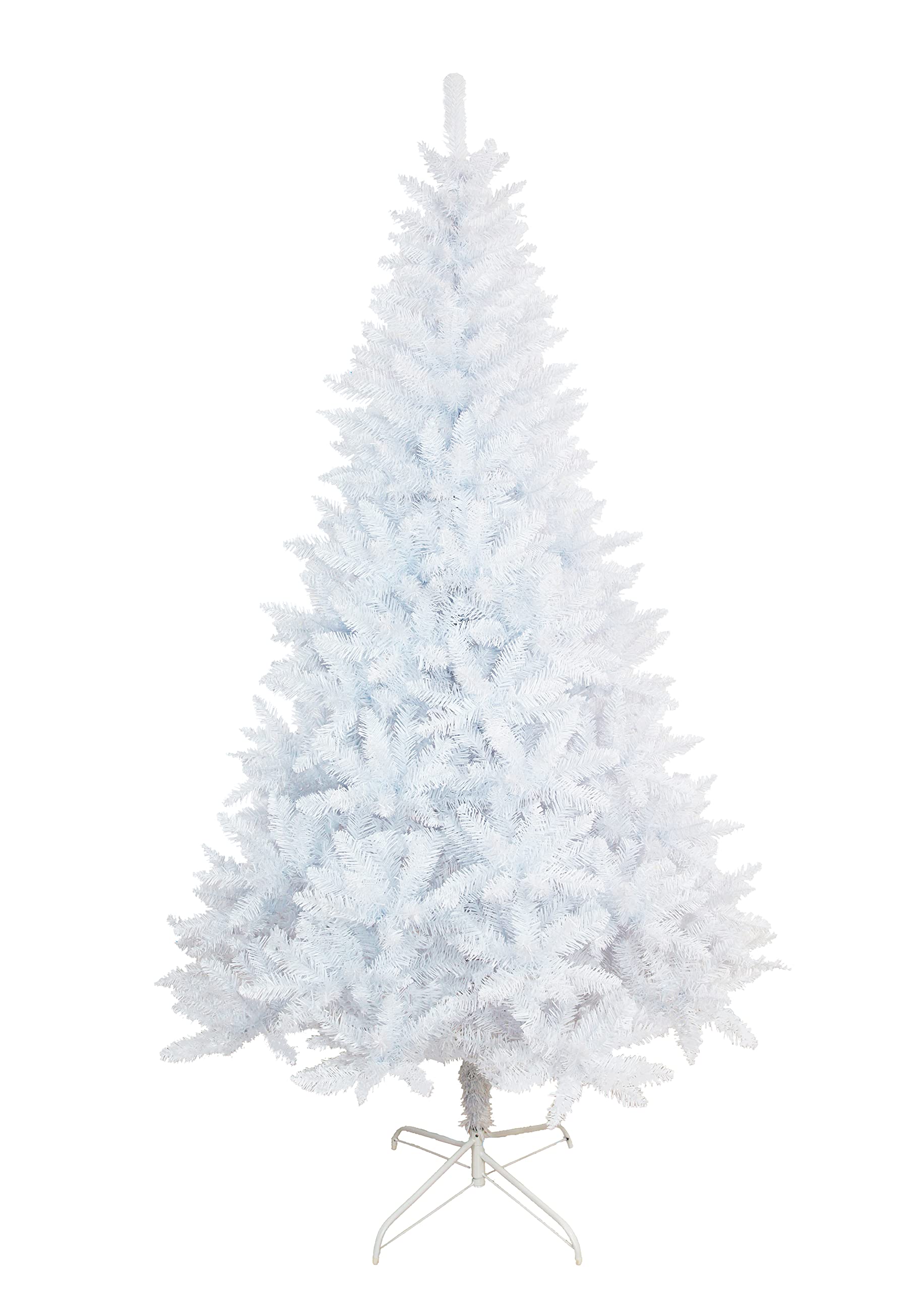 Árvore de Natal artificial extra enchimento, árvores com folhas de espumilhão de 150 cm a 300 cm de primeira qualidade, super natural C / suporte metálico. (verde, 150 cm 380 dicas)
