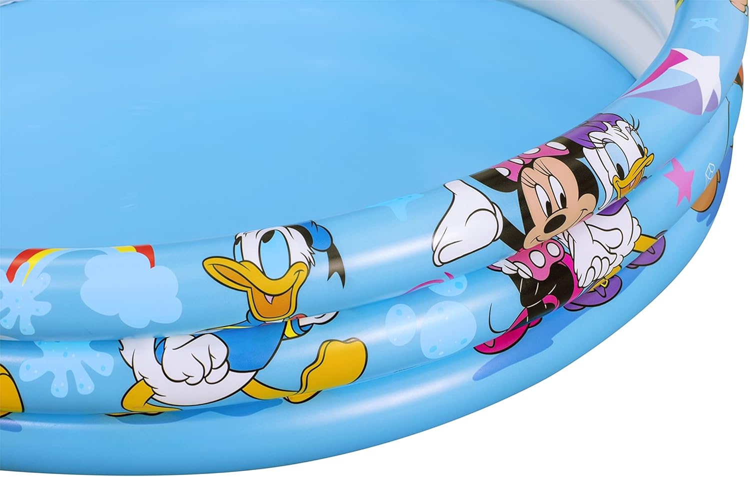 BESTWAY Piscina Hinchable Infantil Disney Junior Mickey & Friends 122x122 cm Multicolor