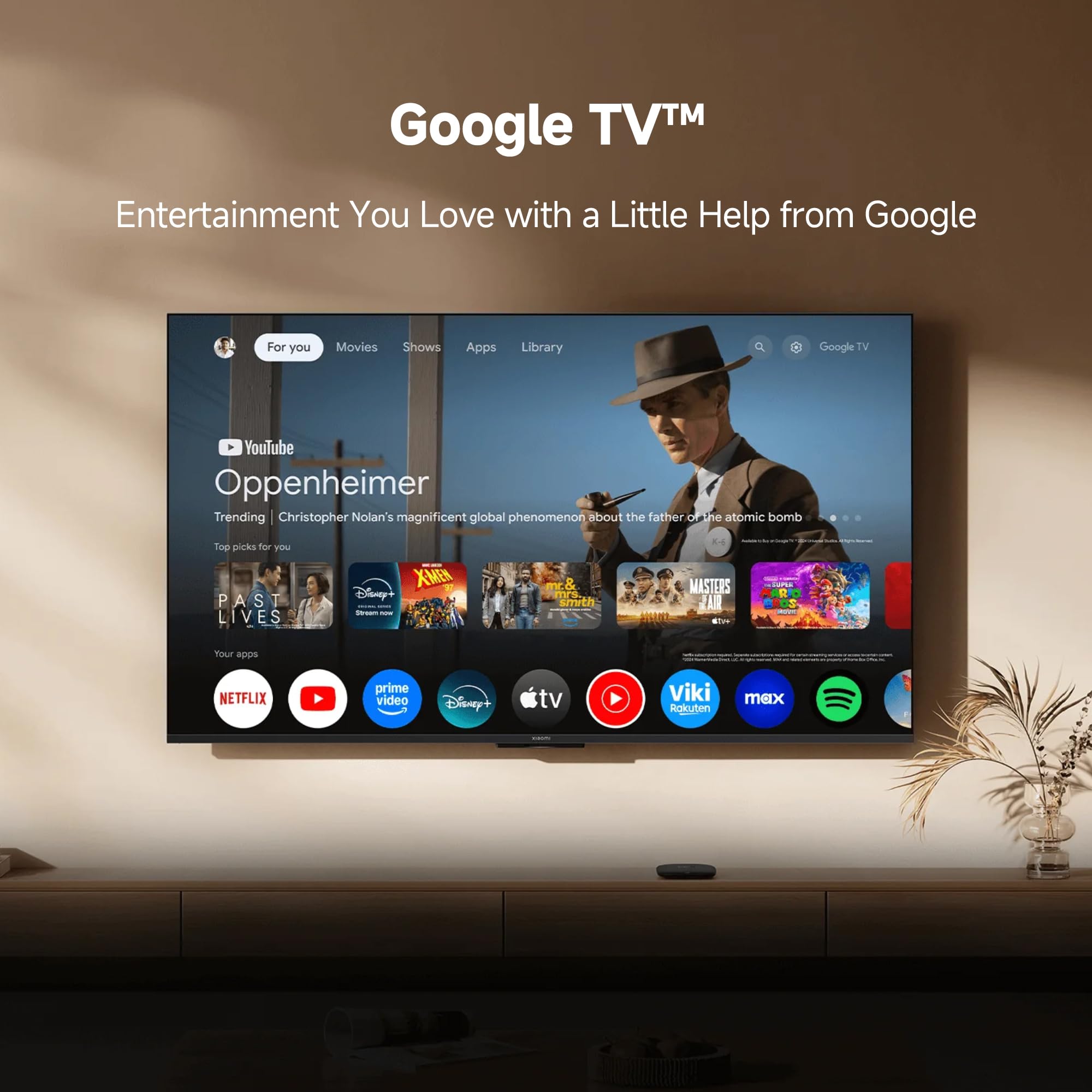 Xiaomi TV Box S (3ª geração), leitor multimédia de streaming 4K Ultra HD, 2 GB de RAM, 32 GB de memória, Smart TV Box, compatível com Google TV, Dolby Vision, HDR10+, Dolby Atmos, DTS-X, projeção sem fios, WiFi 6, preto