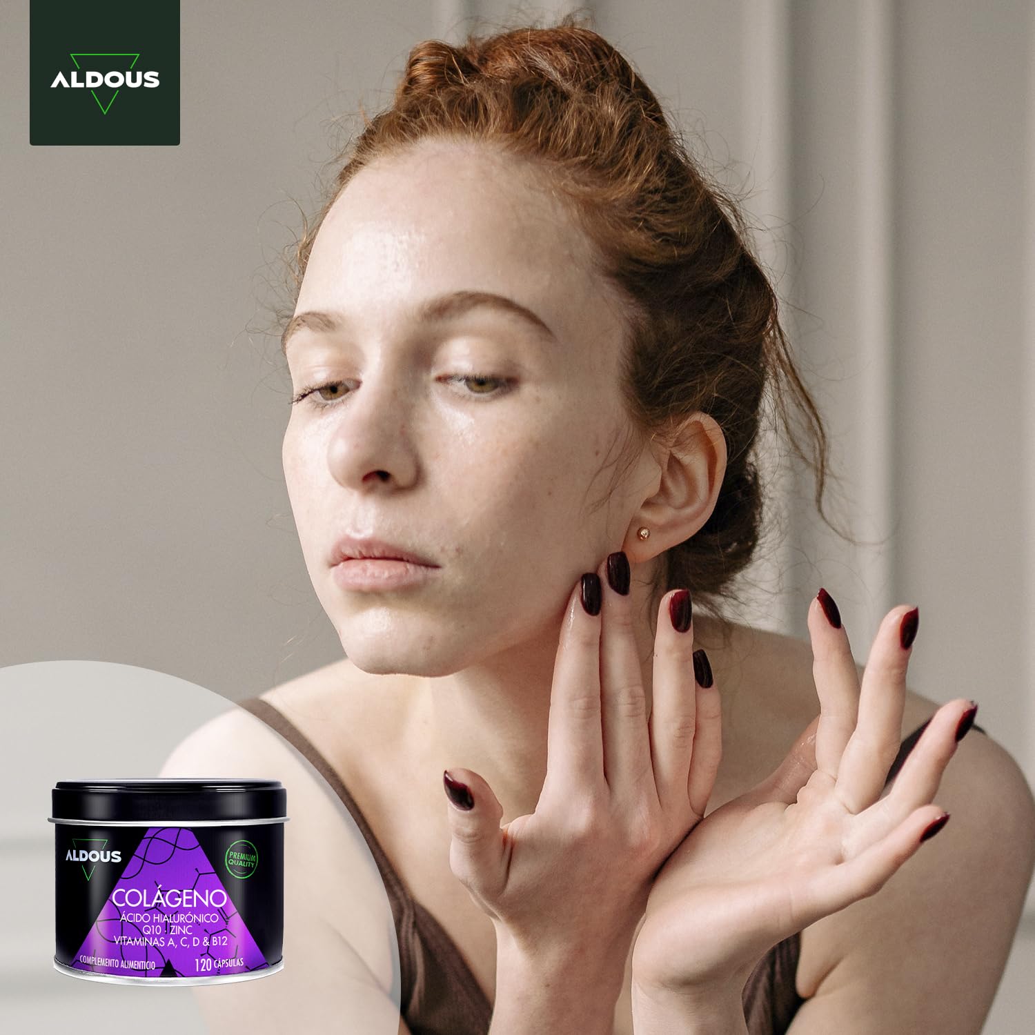 Colágeno Hidrolisado Puro + Ácido Hialurônico + Coenzima Q10 + Vitaminas e B12 + Zinco - 120 dias Dose Máxima - Fórmula Avançada - Colágeno para Articulações Fortes, Pele Lisa e Energia