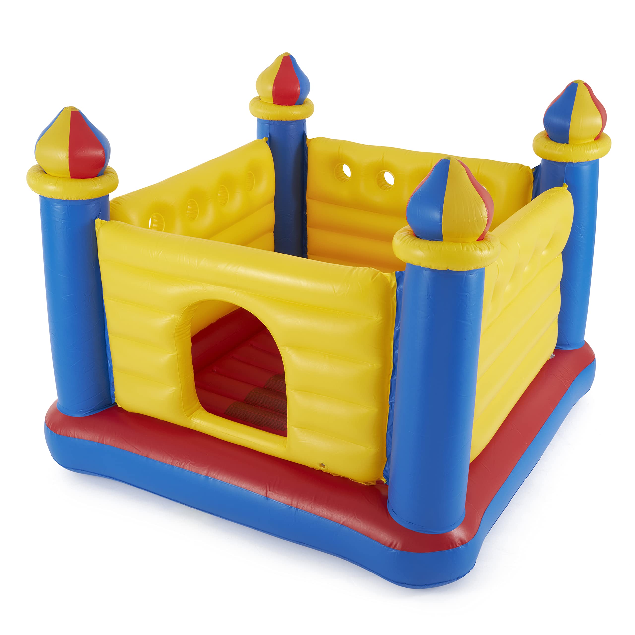 Intex Castelo insuflável para crianças, salto insuflável, 174 x 112 cm, peso máximo 54 kg, crianças entre 3 e 6 anos, castelos insufláveis, parque infantil, para interior e exterior (48260)