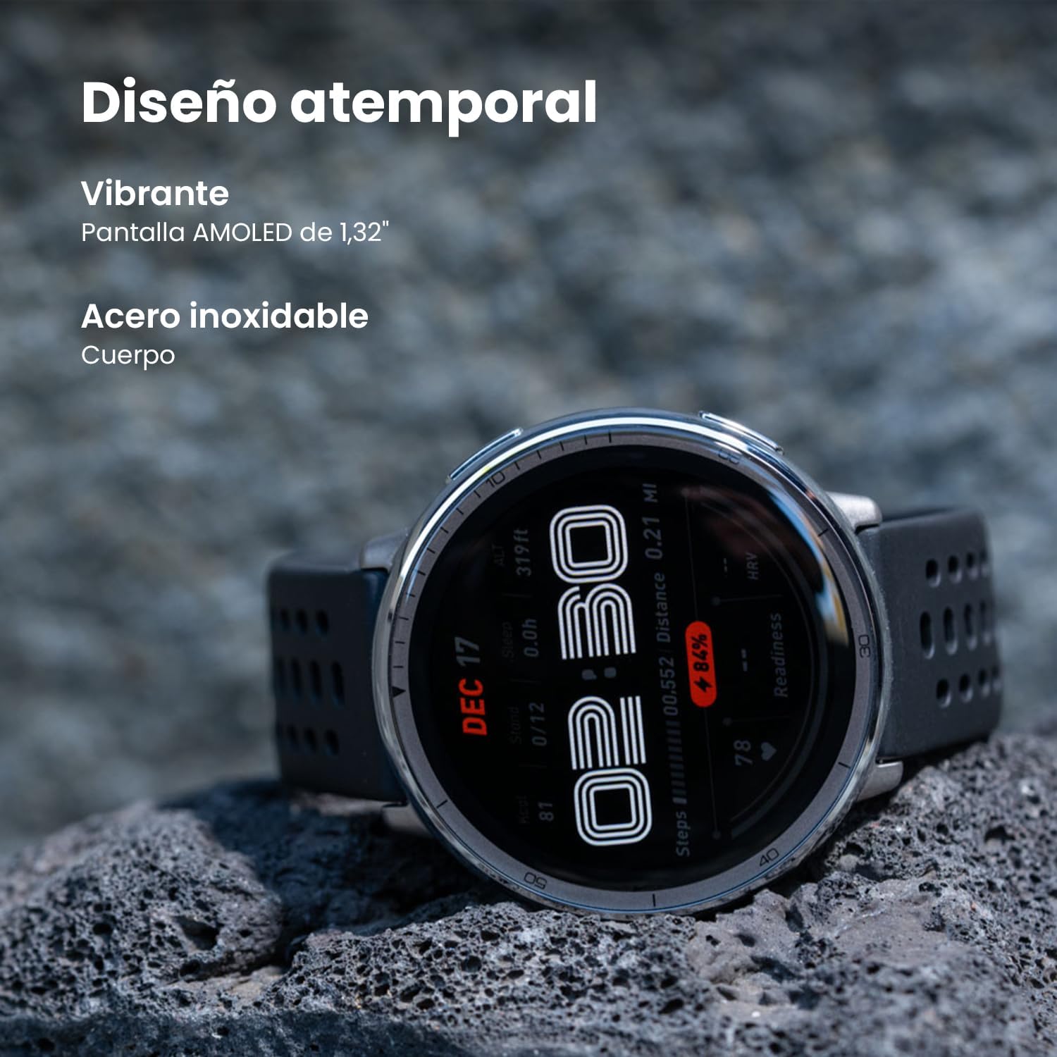 AMAZFIT Active 2 Smart Watch 44mm, AI, Control por Voz, GPS & Mapas sin Coste, Batería de 10 Días, 160+ Modos Deportivos, Resistente al Agua 5 ATM, Compatible con Android & iPhone, Negro