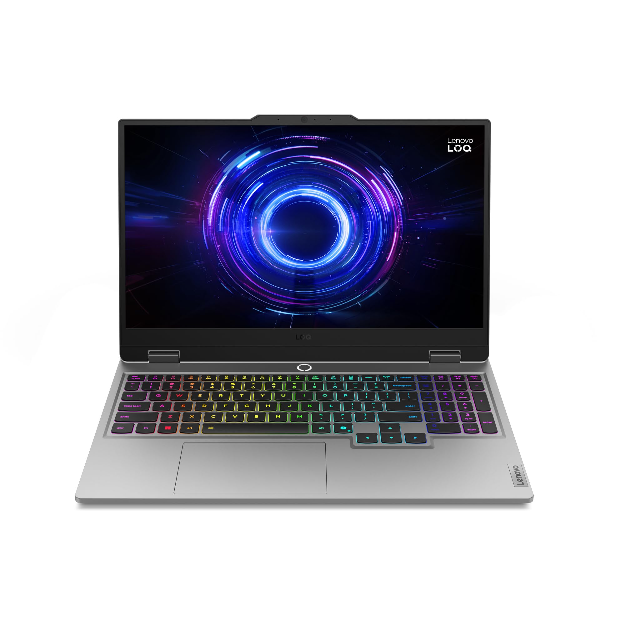 Portátil de gaming Lenovo LOQ Gen 9 15,6" FHD, 144 Hz (AMD Ryzen 7 7435HS, 24 GB de RAM, SSD de 1 TB, NVIDIA GeForce RTX 4060 8 GB, Wi-Fi 6, sem sistema operativo) – Teclado QWERTY espanhol, cinzento lua