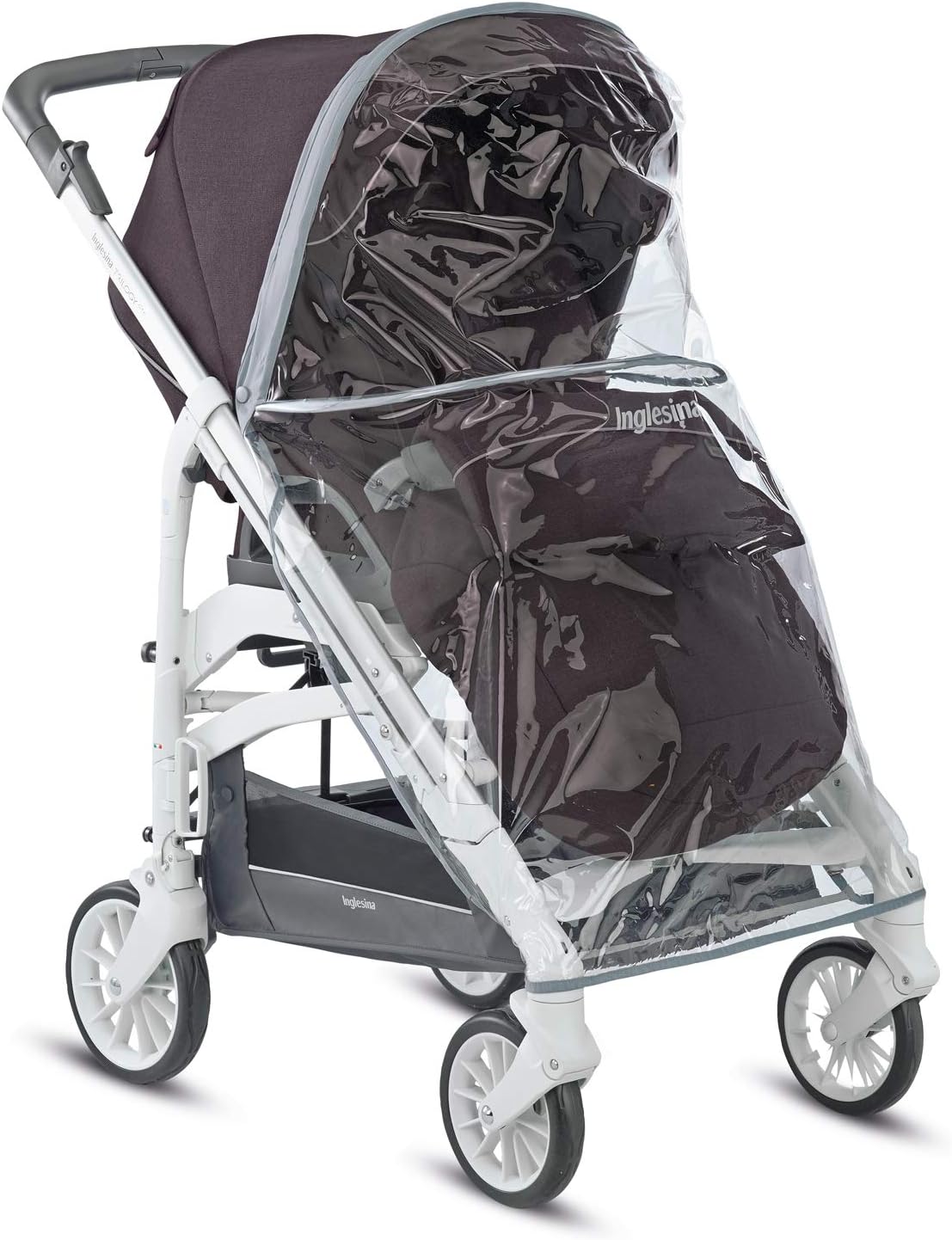 Inglesina A096KG000 - Protetor de chuva para carrinho de passeio, compatível com Aptica/Trilogy/Quad