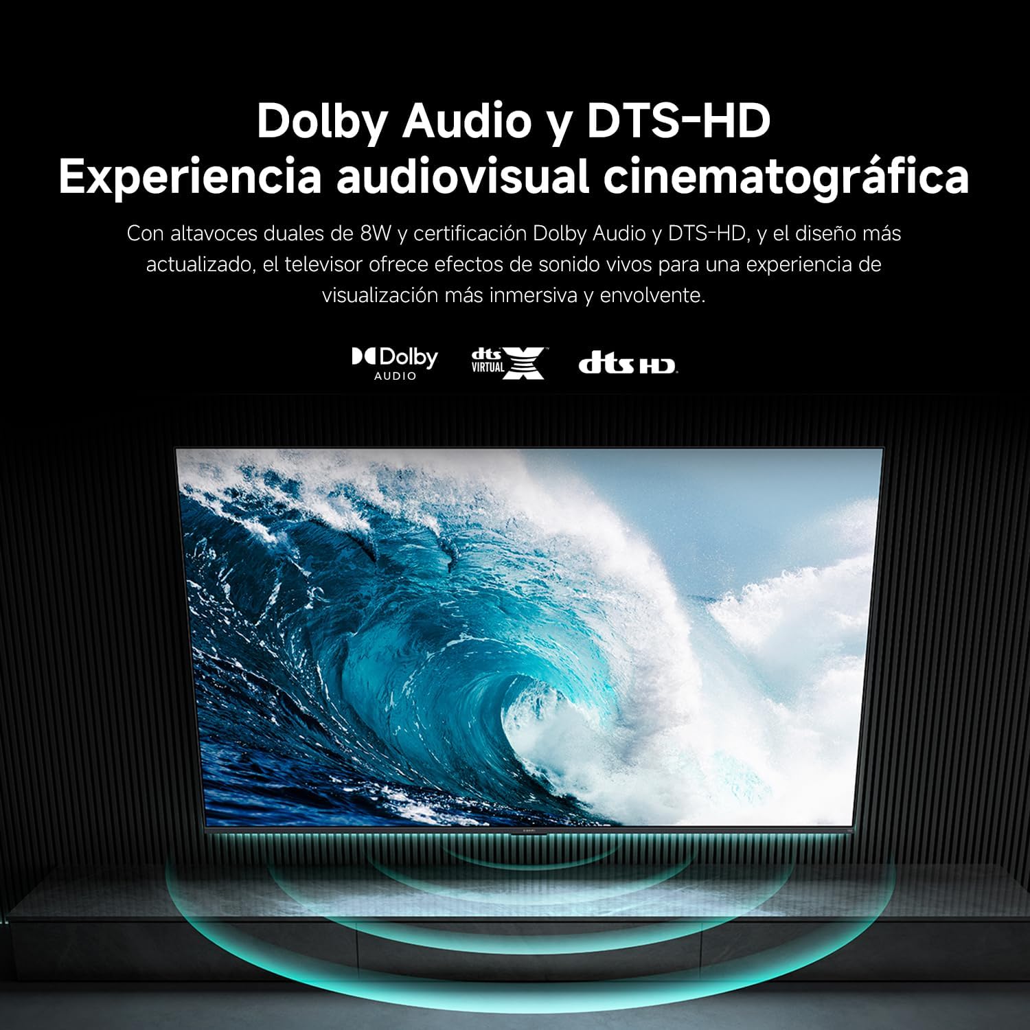 XIAOMI TV F 32, 32 polegadas (81 cm), HD, Smart TV, Fire OS7, controlo de voz Alexa, áudio Dolby, DTS Virtual: X, DTS-HD, compatível com Apple AirPlay, 2025