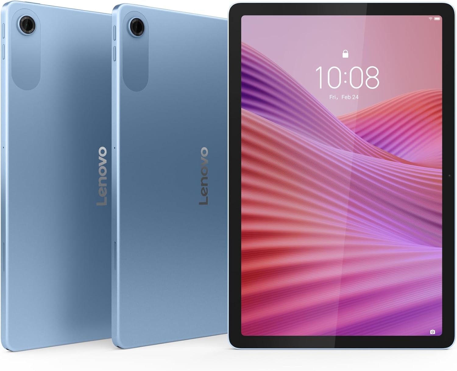 Lenovo Tab – Tablet 10.1" WUXGA (MediaTek Helio G85, 4GB RAM, 64 GB, 60 Hz, 2 Altavoces, Wi-Fi 5, Bluetooth 5.3, Android 14) Azul Polar – Incluye Case Transparente