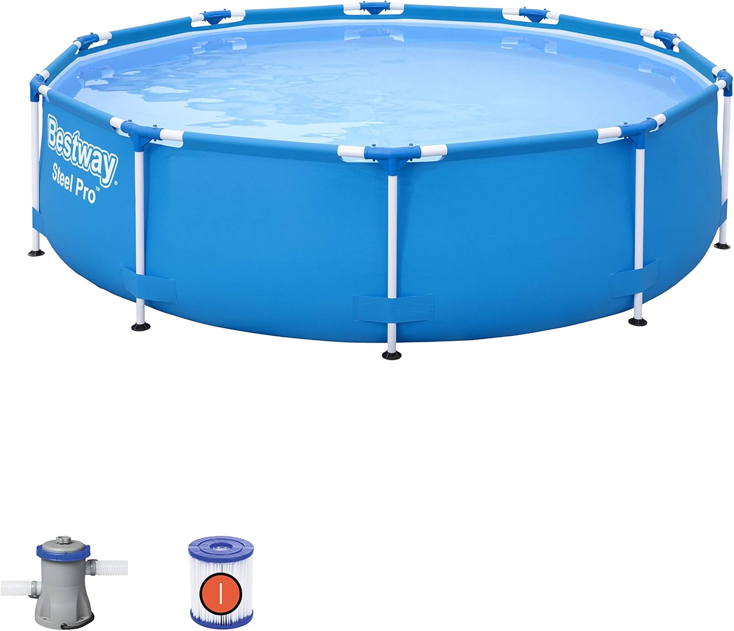 Bestway - Piscina elevada Bestway Steel Pro - Medidas 305 x 75 cm - Modelo n. 56679-2