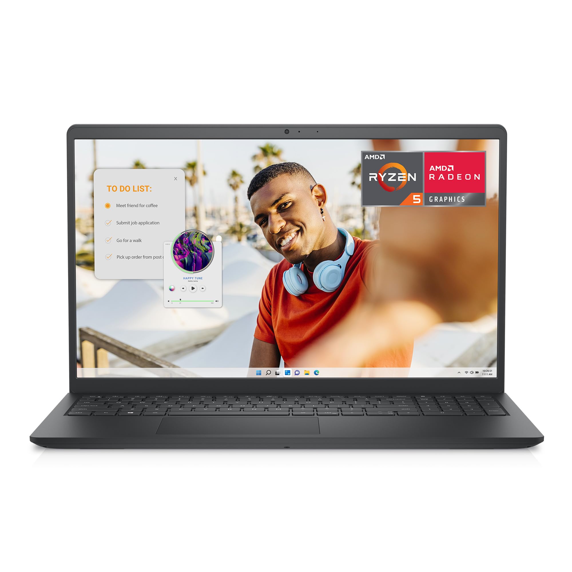 Portátil Dell Inspiron 15 3530 15,6" FHD 120 Hz, Intel Core i3-1305U, 8 GB de RAM DDR4, SSD de 256 GB, placa gráfica Intel UHD, Windows 11 Home, teclado QWERTY espanhol preto