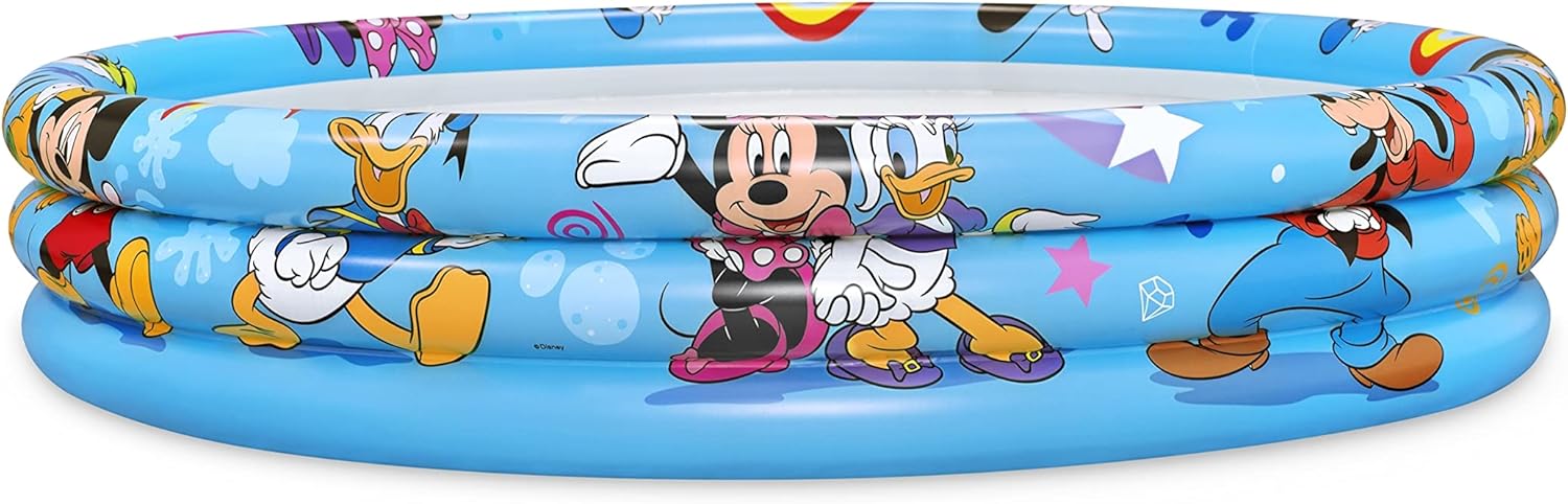 BESTWAY Piscina Hinchable Infantil Disney Junior Mickey & Friends 122x122 cm Multicolor