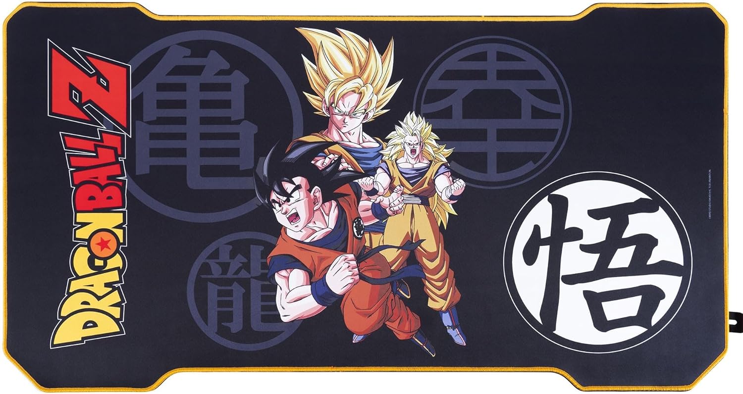 Subsonic - DBZ Dragon Ball Z - Escritorio Gaming Ergonómico con Acabado De Carbono para Pc - Mesa Gamer con Licencia Oficial (Windows 8)