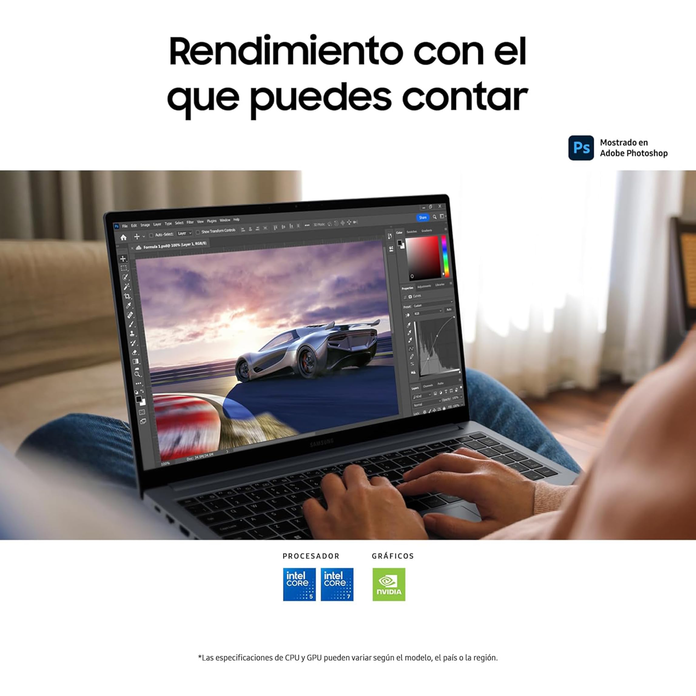 Samsung Galaxy Book4, 15.6" Full HD LED Ultra-Thin Laptop, Intel Core i7 13th Gen i7-1355U, 16GB RAM, 512GB SSD, Intel Iris Xe Graphics, Windows 11 Home, Grey, Spanish QWERTY Keyboard