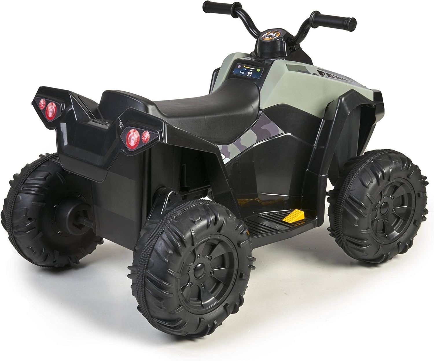 FEBER- Quad Boxer, Vehículo eléctrico a batería, 12 V, Verde (Famosa 800012541), Versión previa