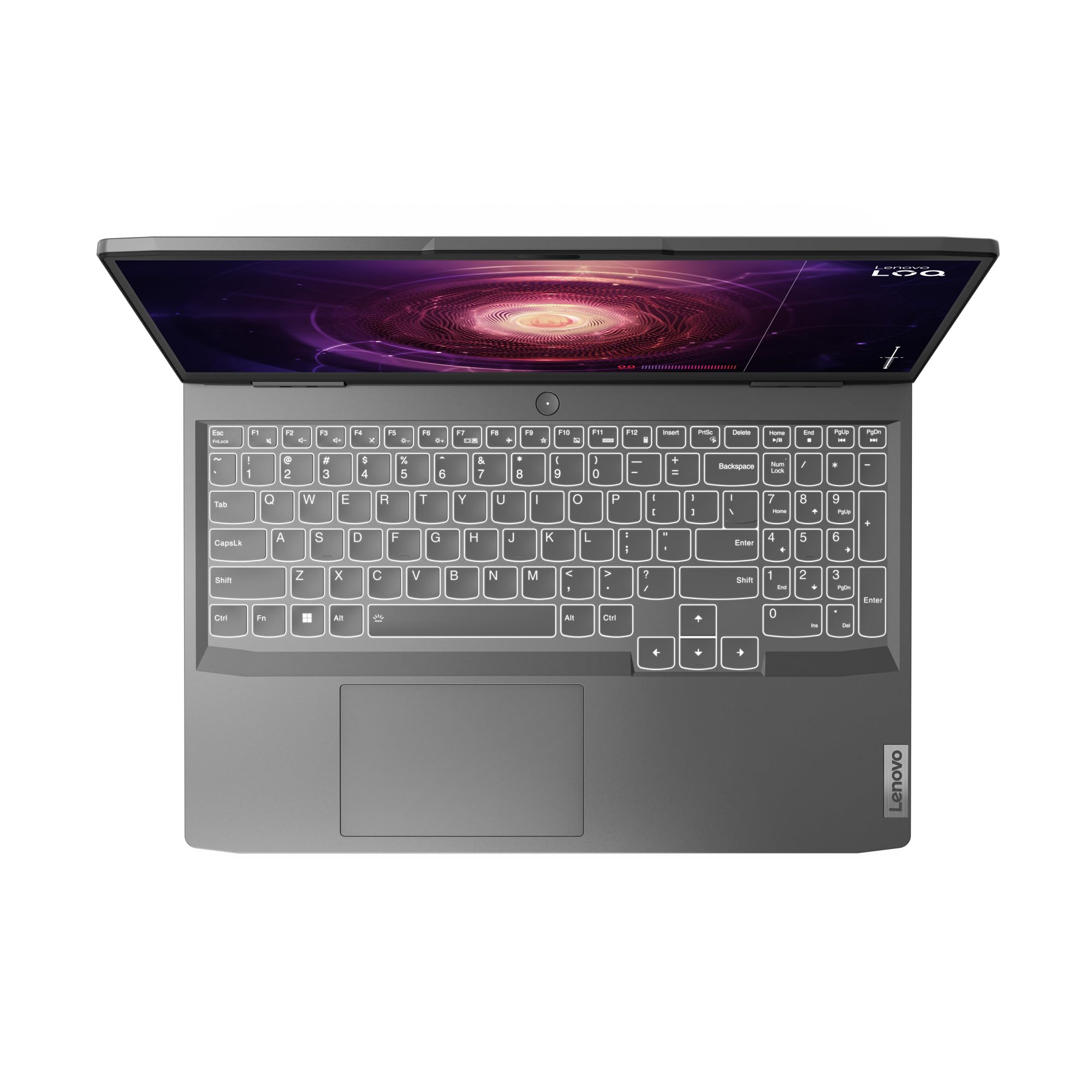 Portátil de gaming Lenovo LOQ Gen 9 15,6" FHD, 144 Hz (AMD Ryzen 7 7435HS, 24 GB de RAM, SSD de 1 TB, NVIDIA GeForce RTX 4060 8 GB, Wi-Fi 6, sem sistema operativo) – Teclado QWERTY espanhol, cinzento lua