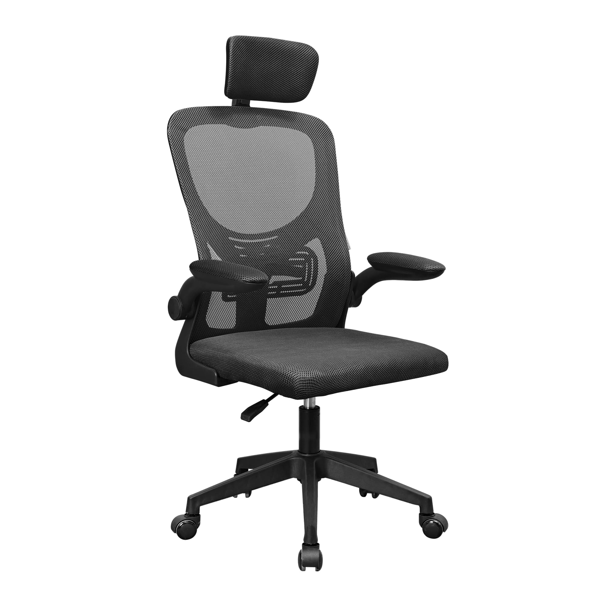 Mars Gaming MGC-ERGOB, cadeira de jogos ergonómica, assento e encosto de malha respirável, encosto de cabeça regulável, altura ajustável entre 110,5 e 120,5 cm, sistema de equilíbrio de 3° a 18°