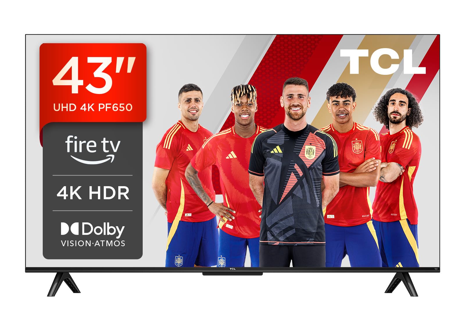 TCL 32SF560 – Smart QLED Full HD 32" TV Direct LED con Fire TVy HDR, Pulsa y Pregunta a Alexa, diseño metálico sin Bisel