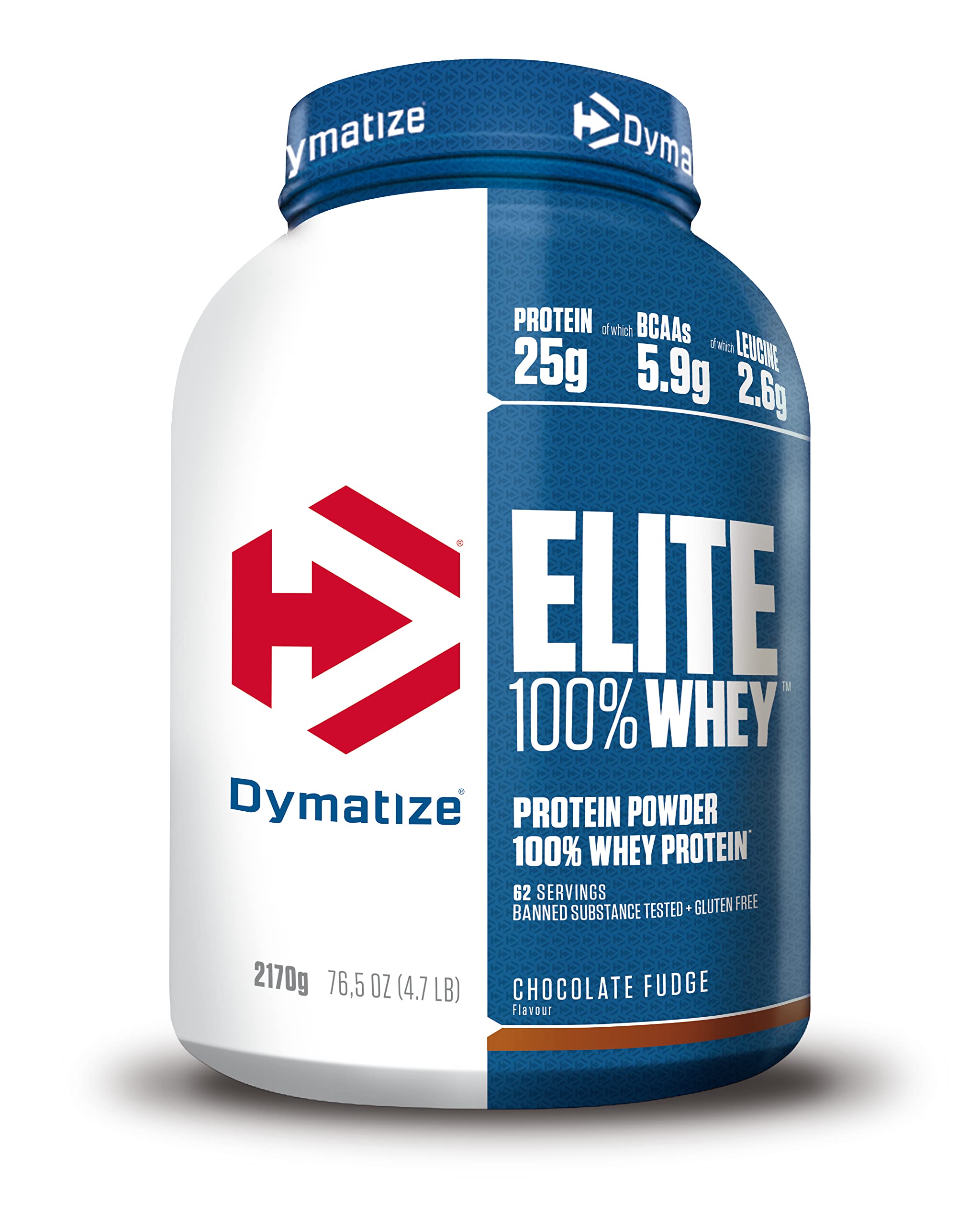 Dymatize Elite 100 % Whey Gourmet baunilha 932 g - Pulverizador de almofada adequada e baixo açúcar proteção de soro e BCAA