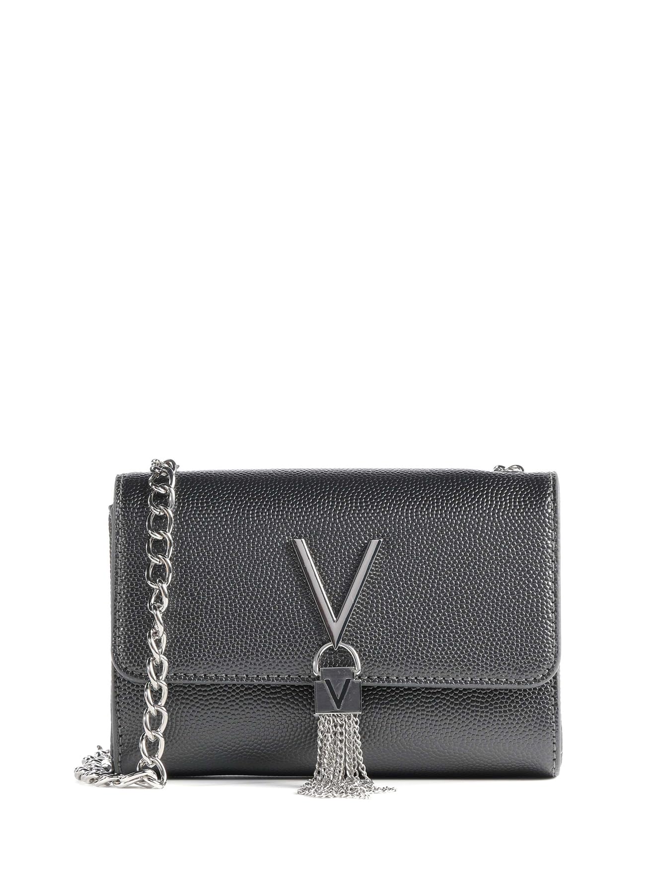 Valentino by Mario Valentino Divina, Mala para mulher, prata, 5 x 11,5 x 17 cm (B x H x T)
