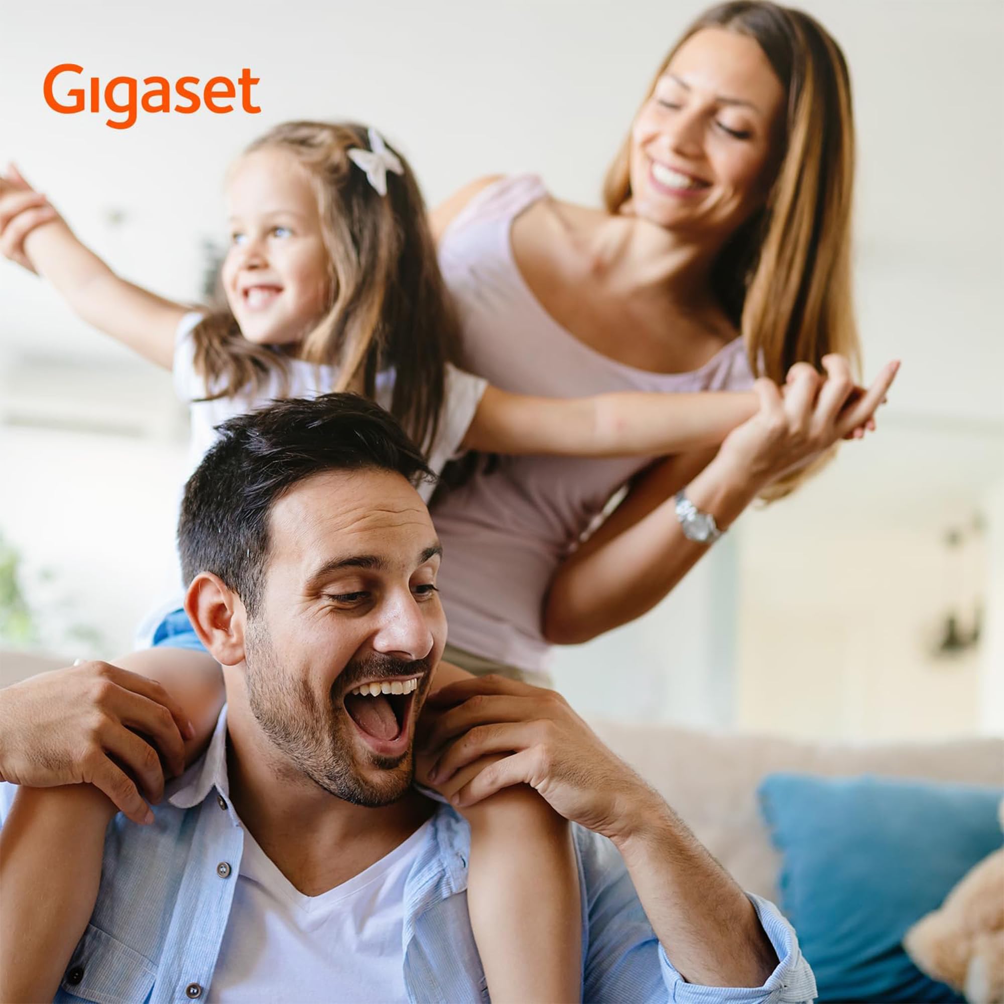 Gigaset A170 - Telefone DECT sem fios - Ecrã gráfico iluminado - Fácil de utilizar - Instalação simples, cor azul [Versão espanhola]