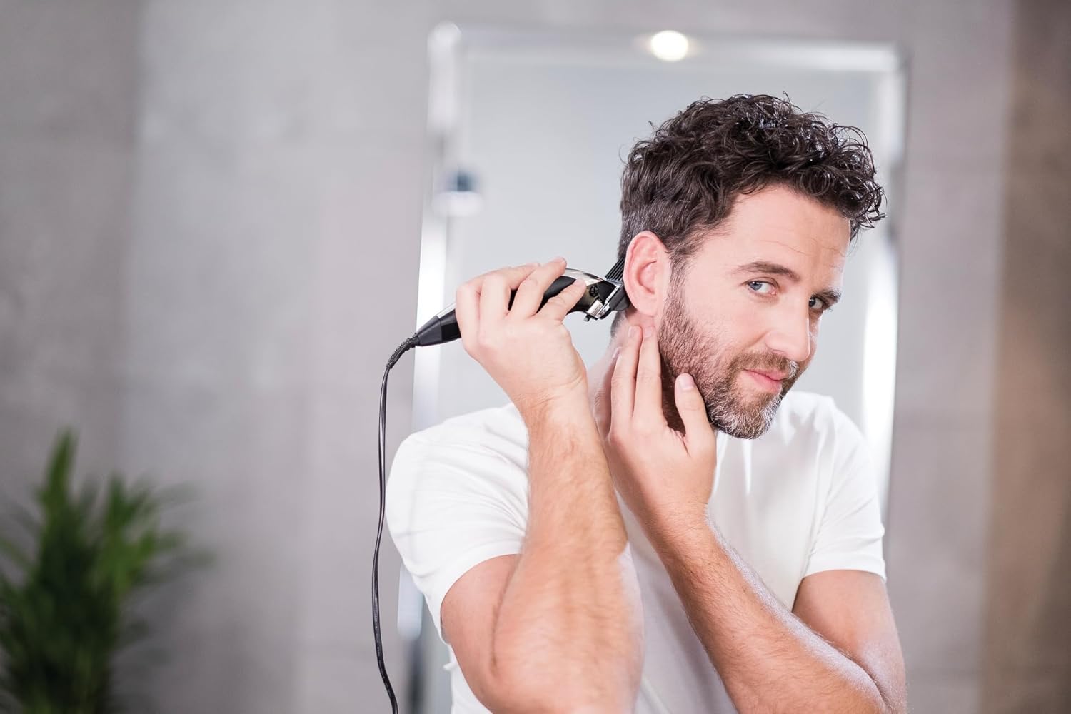 Wahl Home Pro, kit de corte de cabelo, máquina de cortar cabelo com fio para homem, máquina de cortar cabelo para homem, corte de cabelo DIY, corte de cabelo em casa