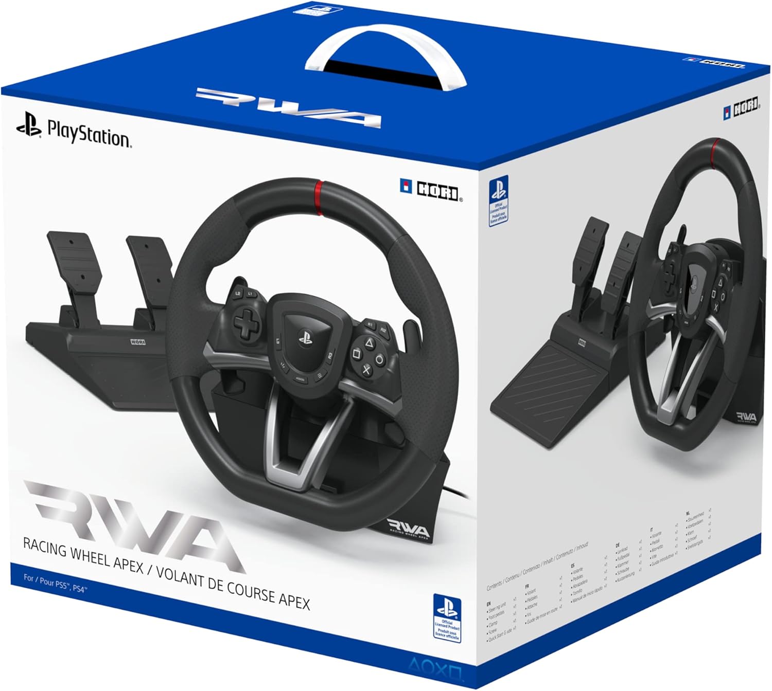 HORI - Volante Apex (PS5/PS4/PC) - Licencia oficial
