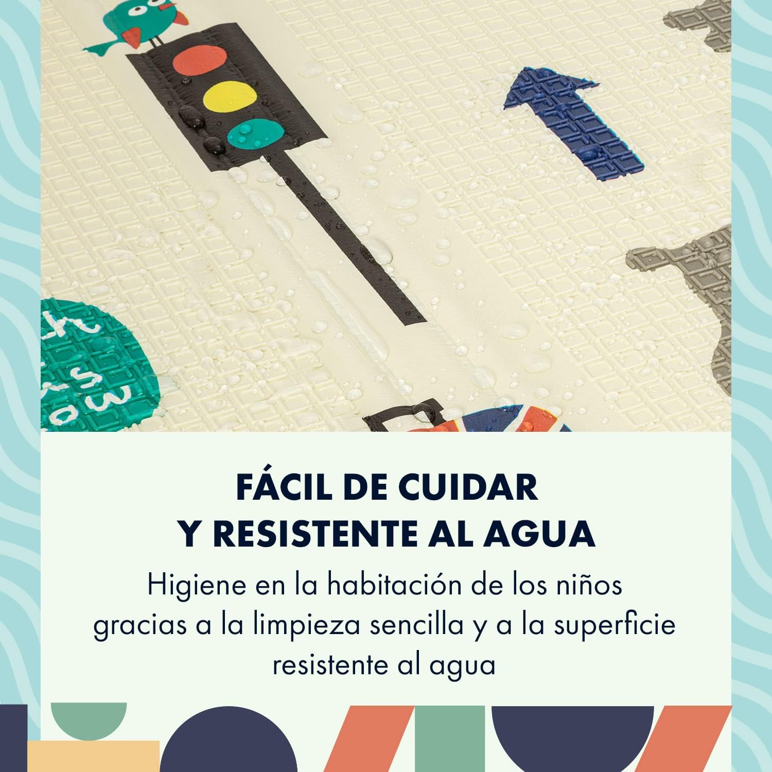 Babify Tapete de espuma XPE para jogos, para bebés